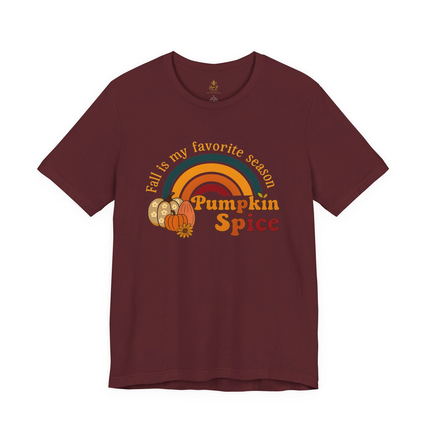 Fall is My Favorite Season Retro Pumpkin Spice Shirt | Jersey Tee