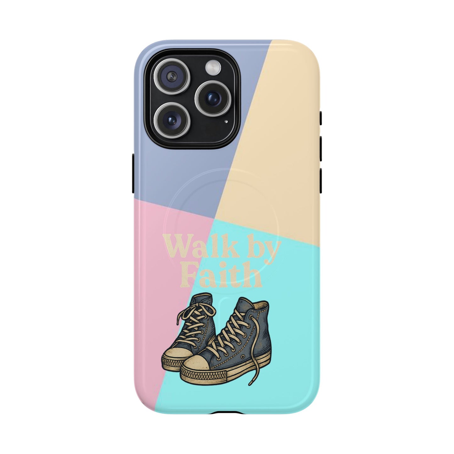 Walk by Faith – Vintage Sneakers | Tough Phone Case