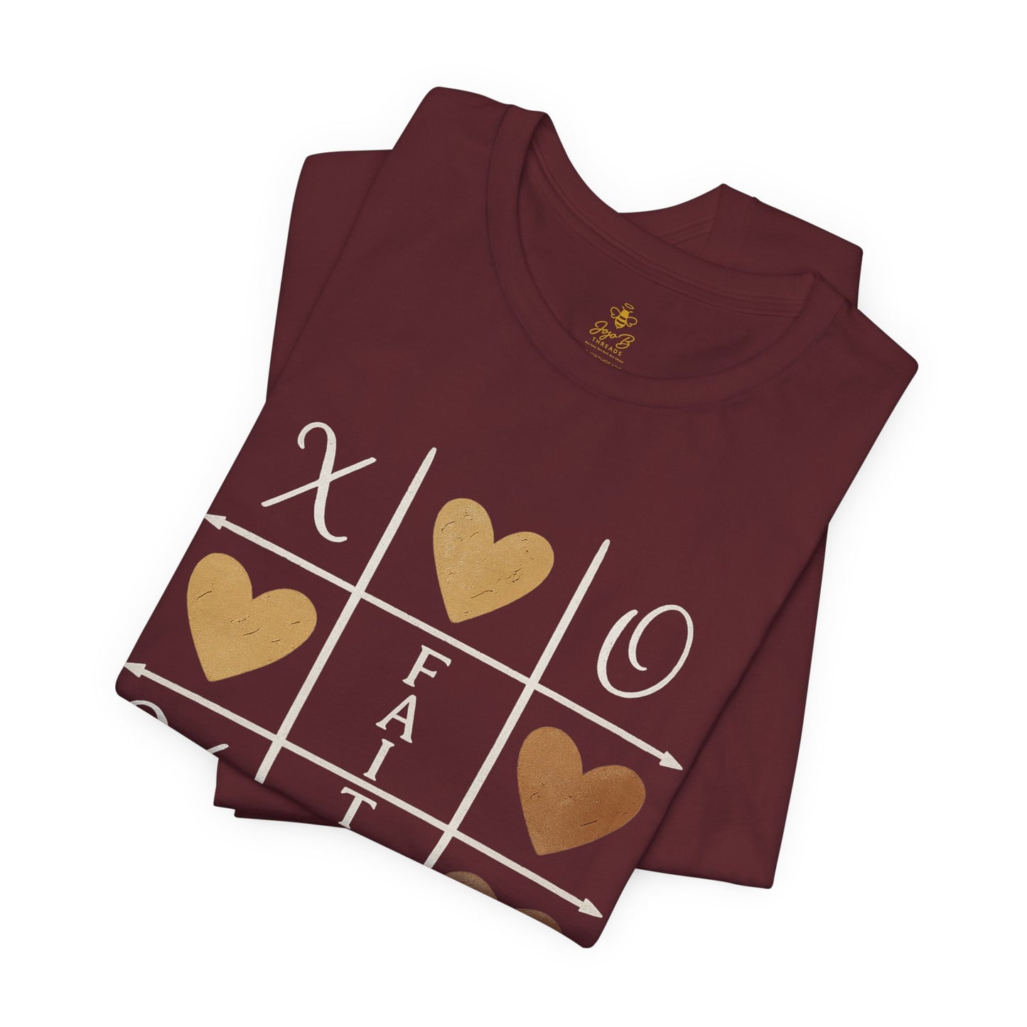Love Wins – Tic Tac Toe Heart | Jersey Tee