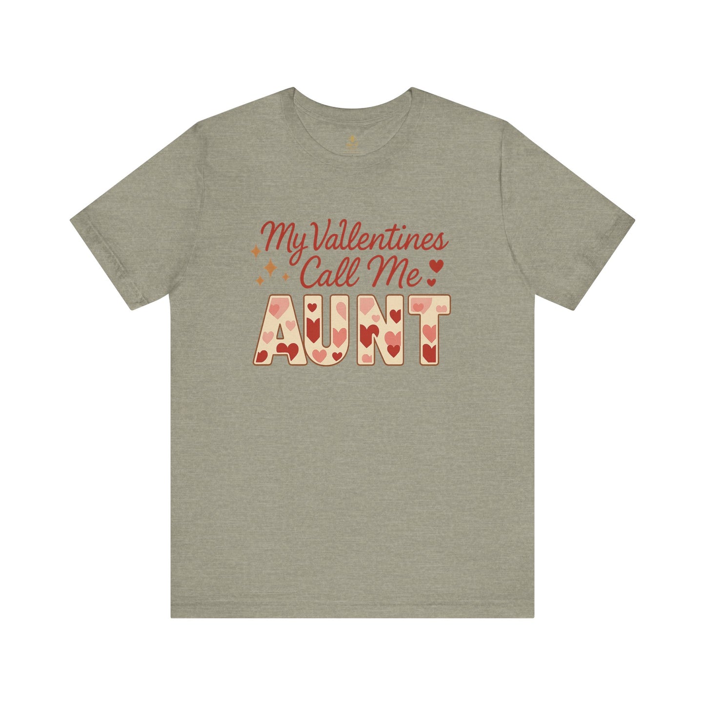 "My Valentines Call Me Aunt" | Jersey Tee