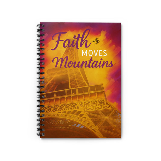 "Faith Over Fear – Paris Perspective" | Spiral Notebook
