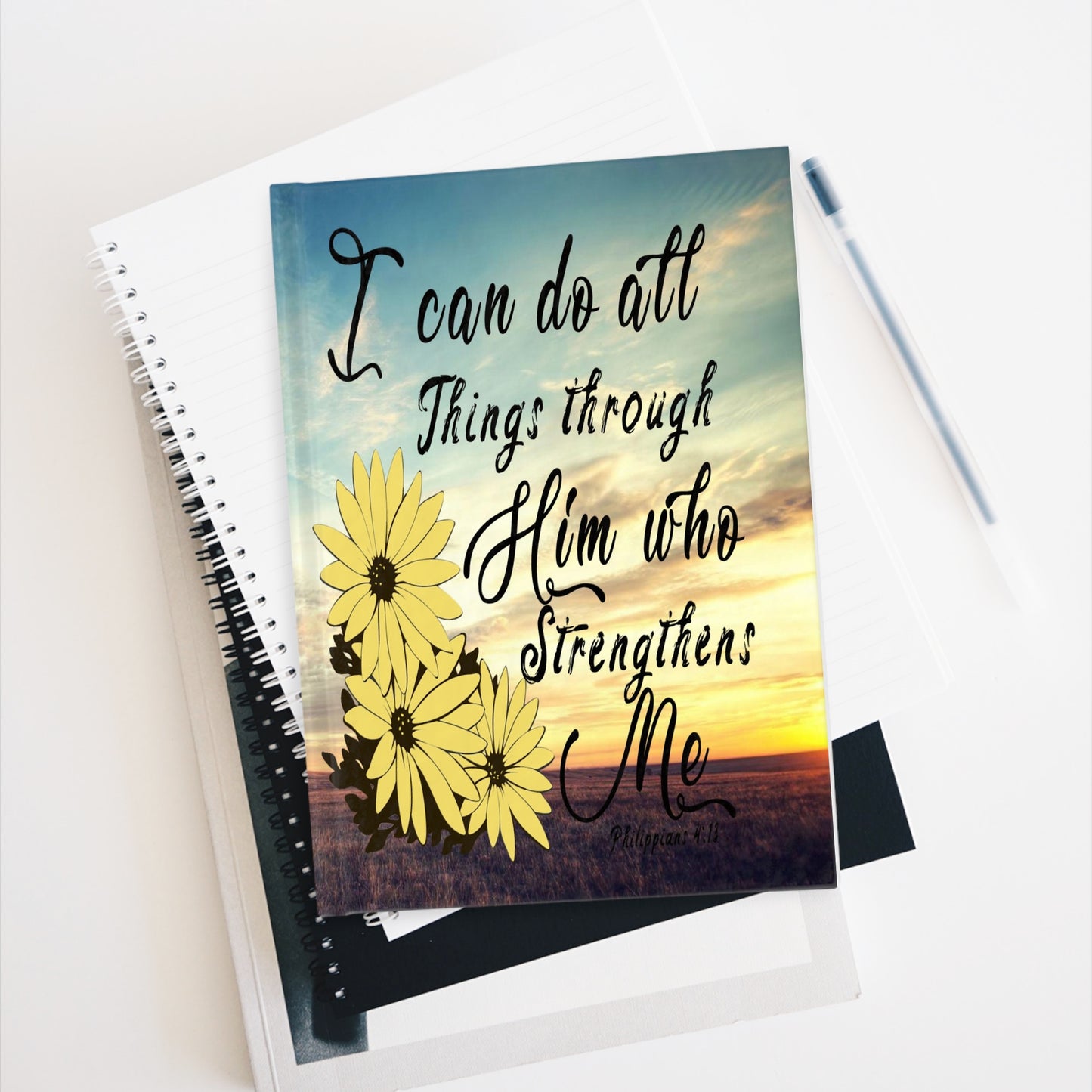 Strength Through Him | Notebook