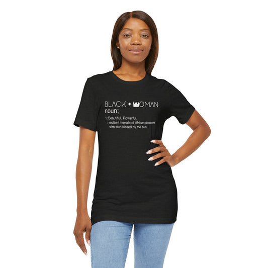 Black Woman – Definition of Power | Jersey Tee