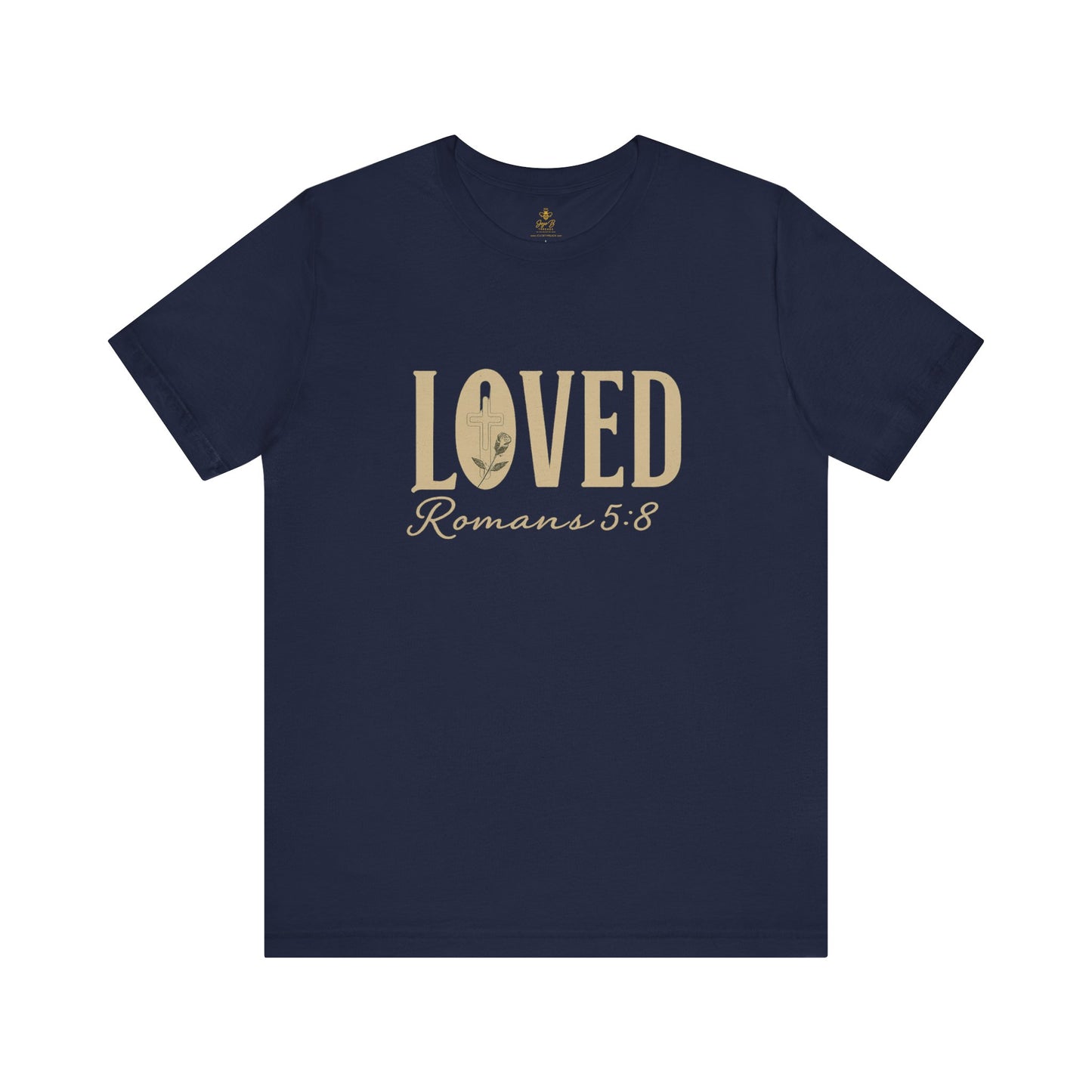 LOVED Romans 5:8 | Jersey Tee