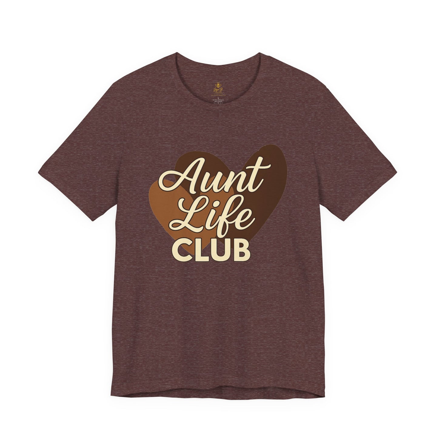 Aunt Life Club Heart Edition | Jersey Tee