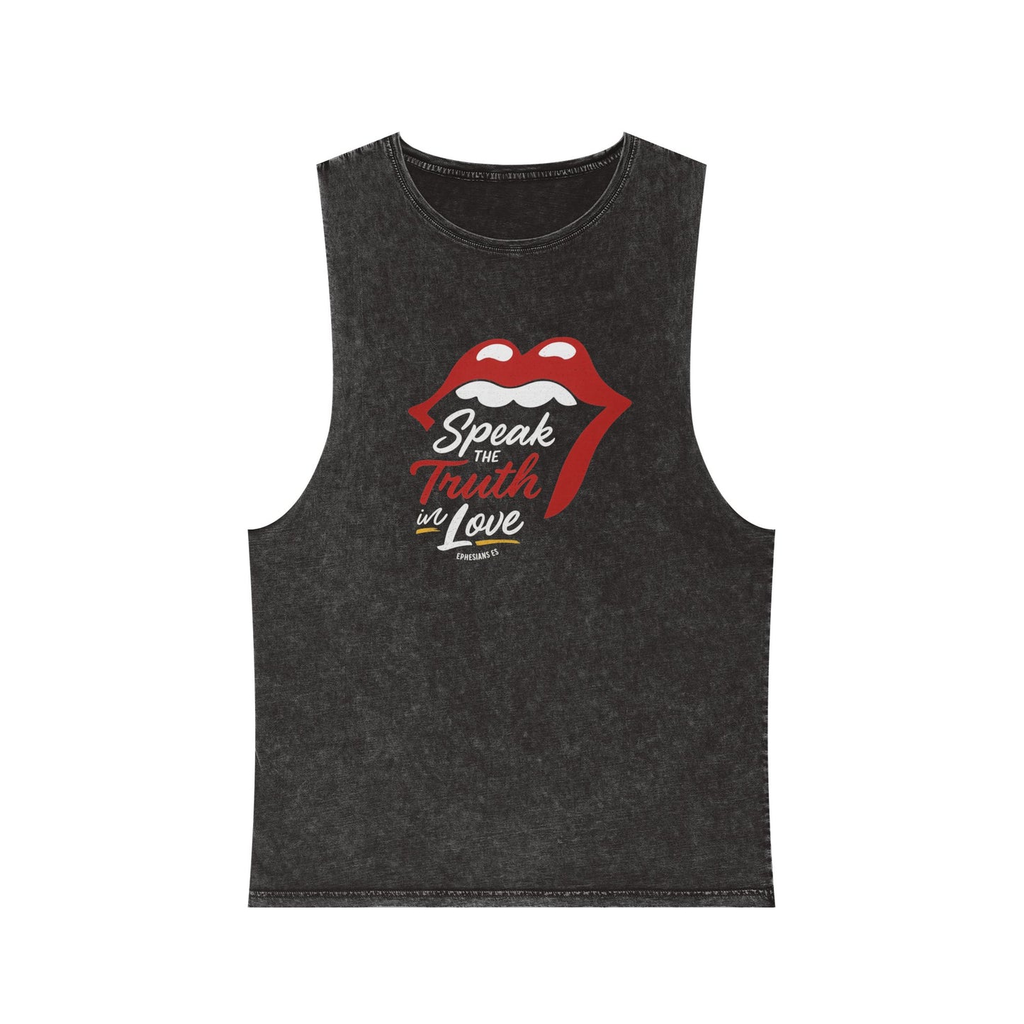 Speak the Truth Lip | Stonewash Tank