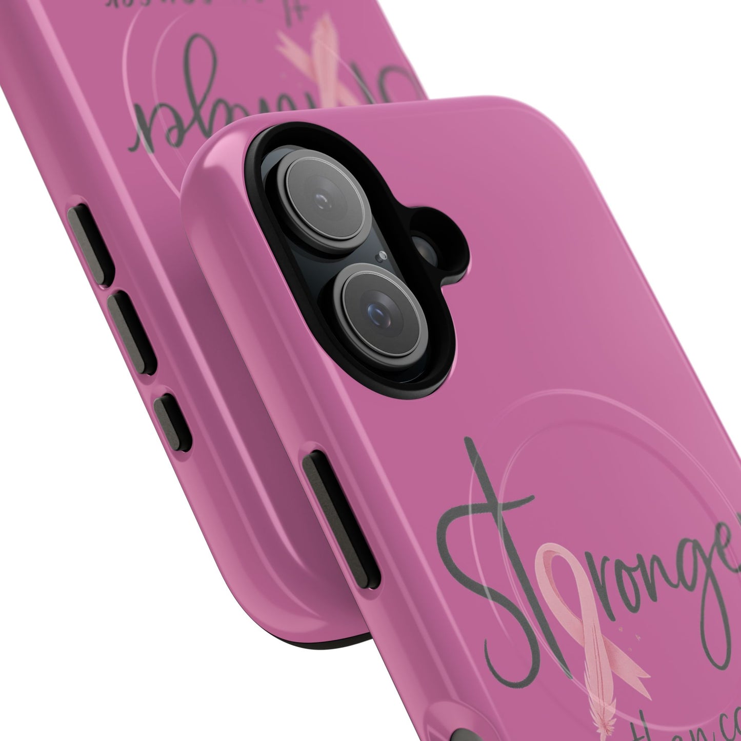 Stronger Than Cancer | iPhone 15 & 16 Tough Case