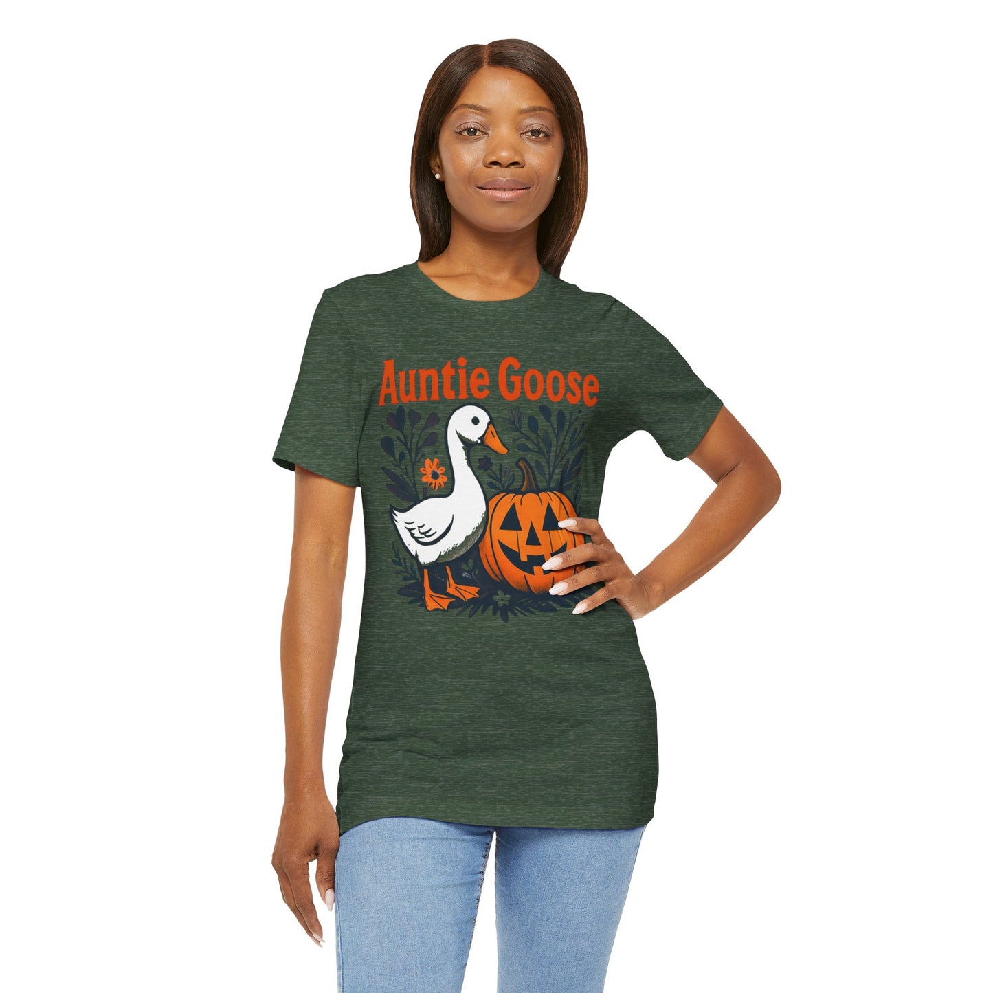 Auntie Goose Halloween | Jersey Tee