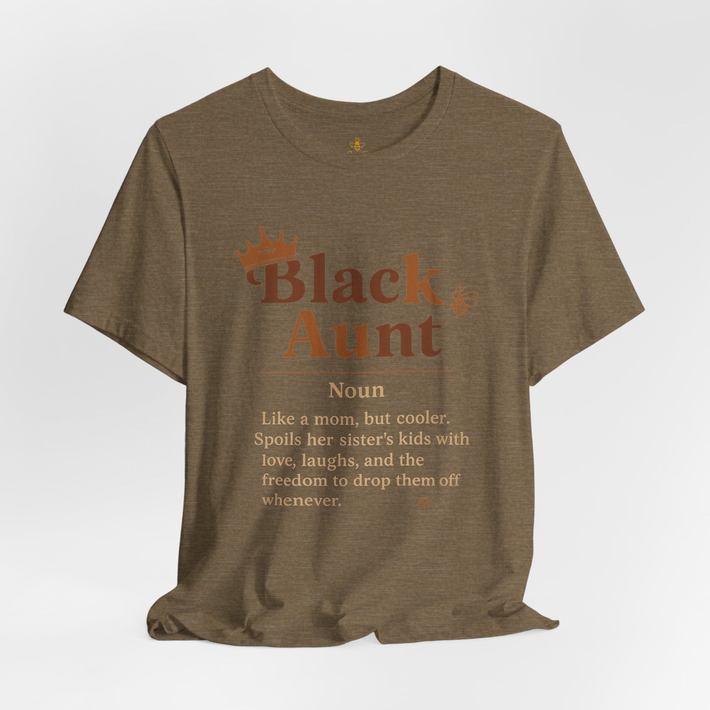 Black Aunt Definition Shirt | Jersey Tee