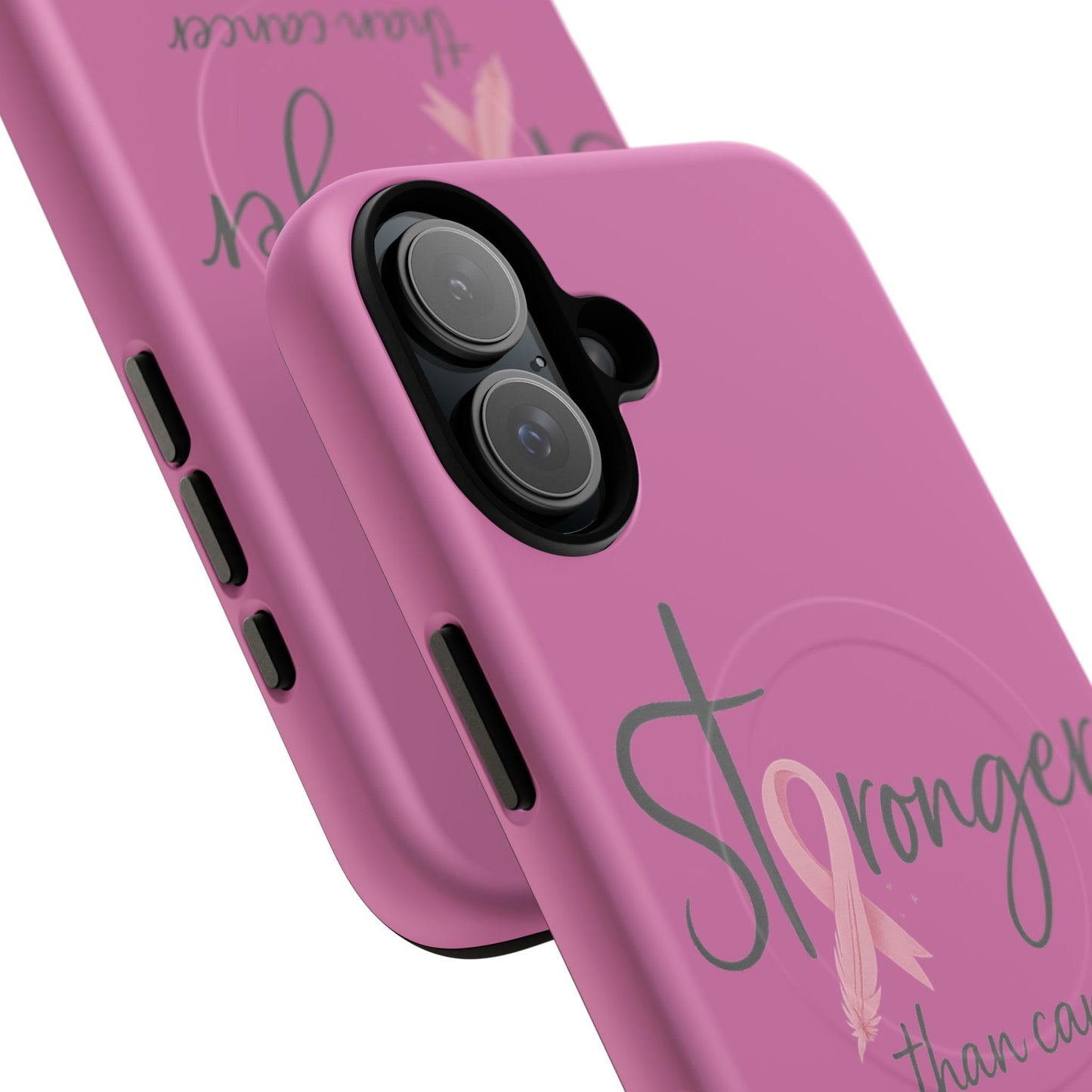Stronger Than Cancer | iPhone 15 & 16 Tough Case