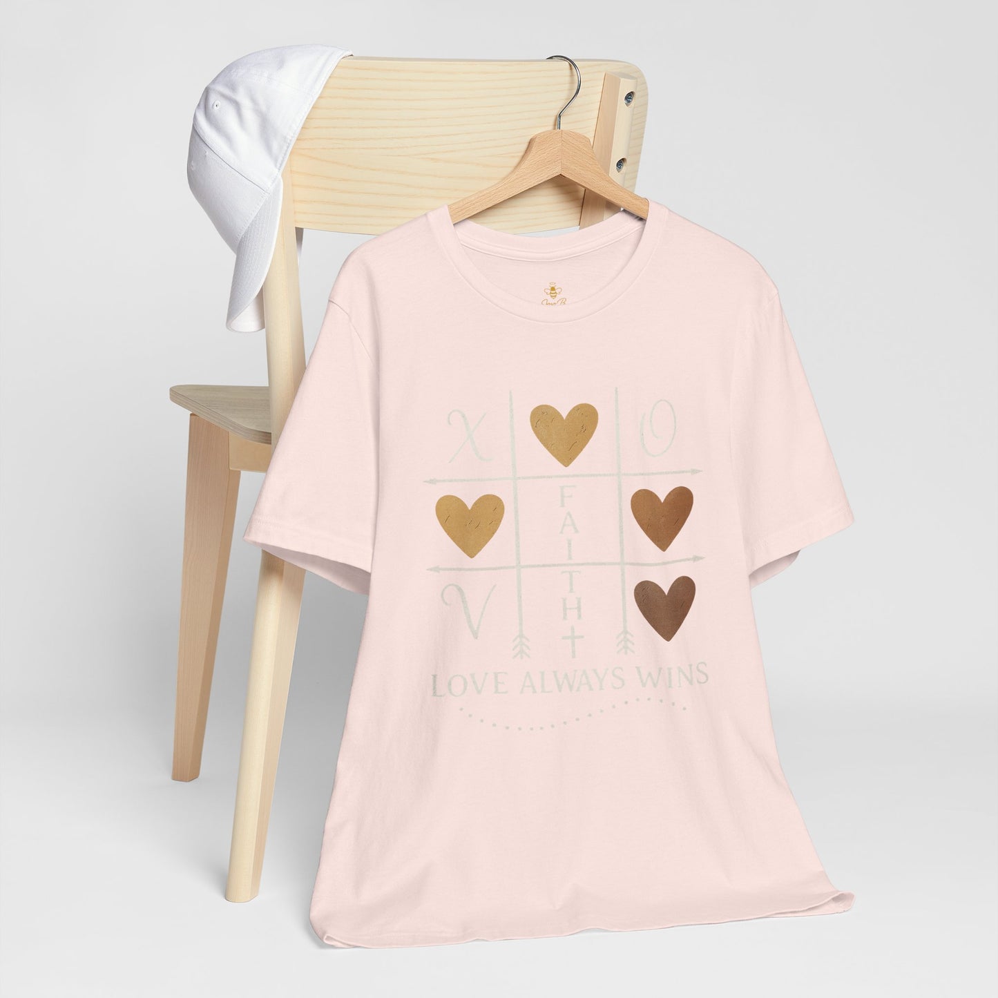Love Wins – Tic Tac Toe Heart | Jersey Tee