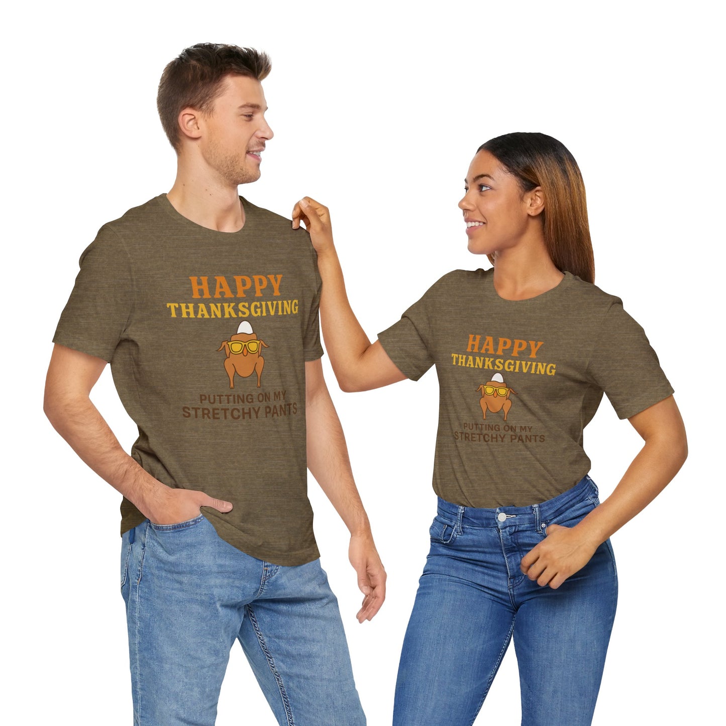 “Happy Thanksgiving Stretchy Pants Club” | Jersey Tee