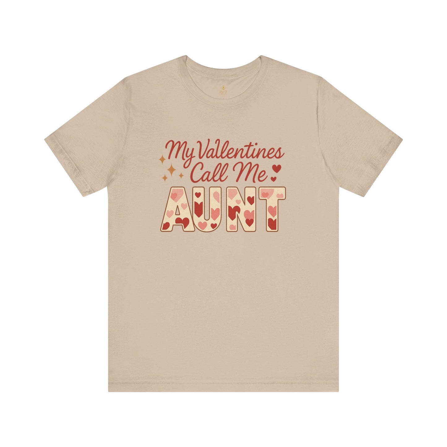 "My Valentines Call Me Aunt" | Jersey Tee