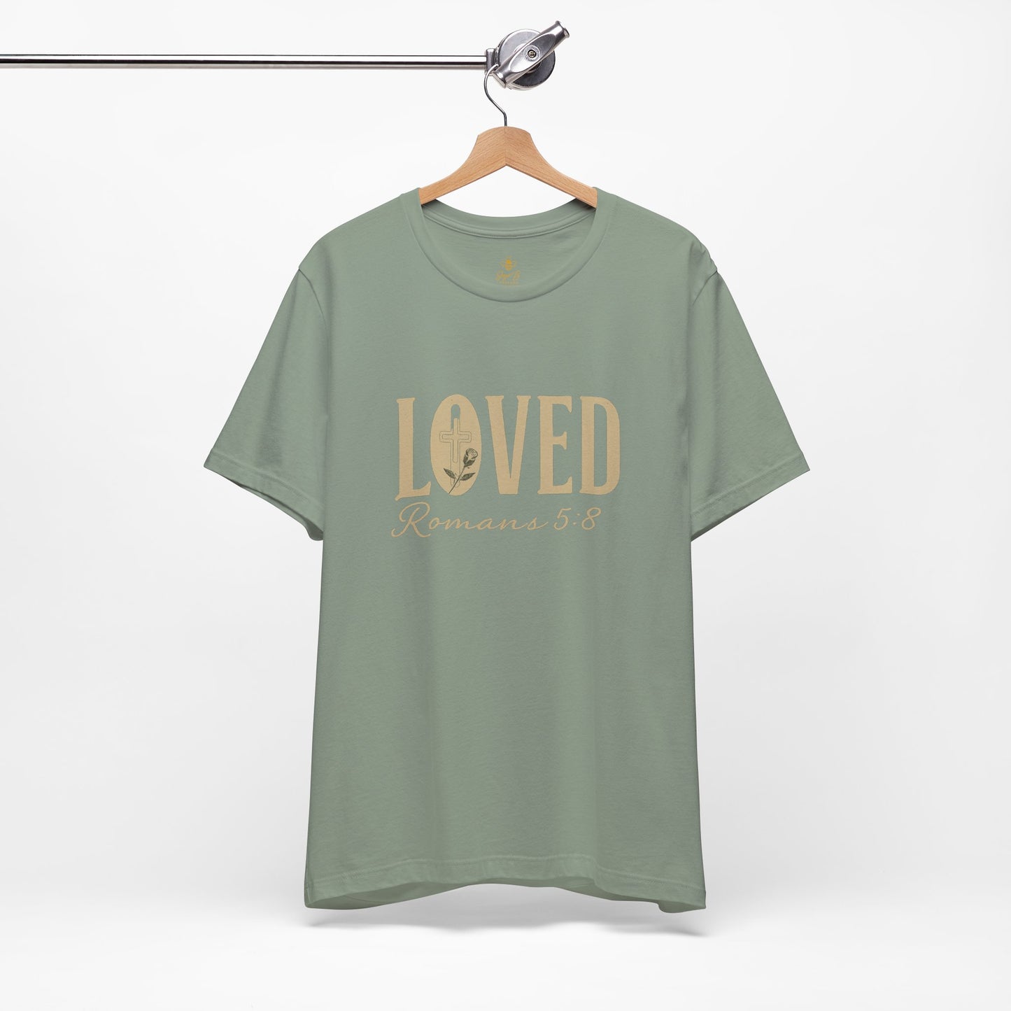 LOVED Romans 5:8 | Jersey Tee