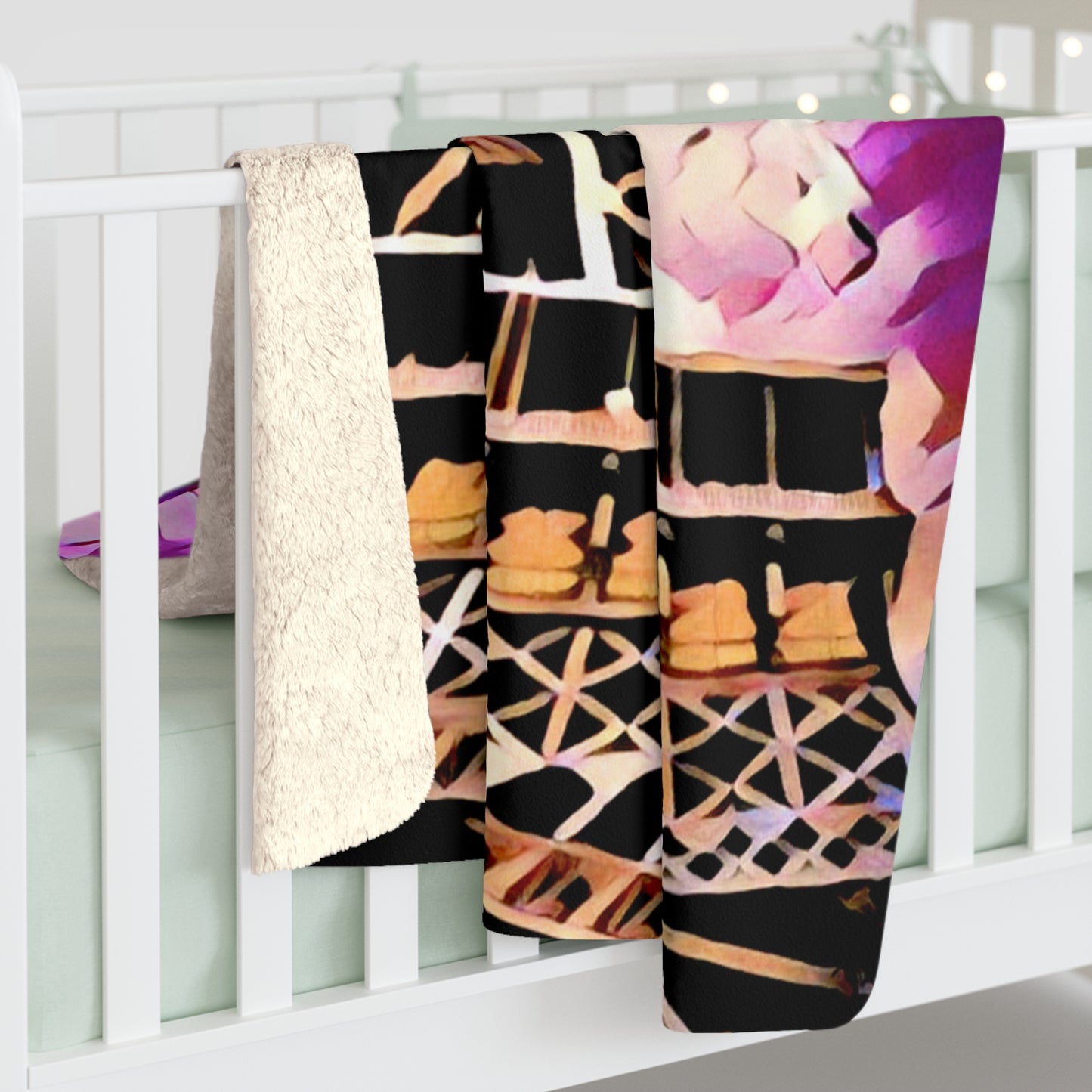 Paris Eiffel Tower Belle Ame | Sherpa Fleece Blanket