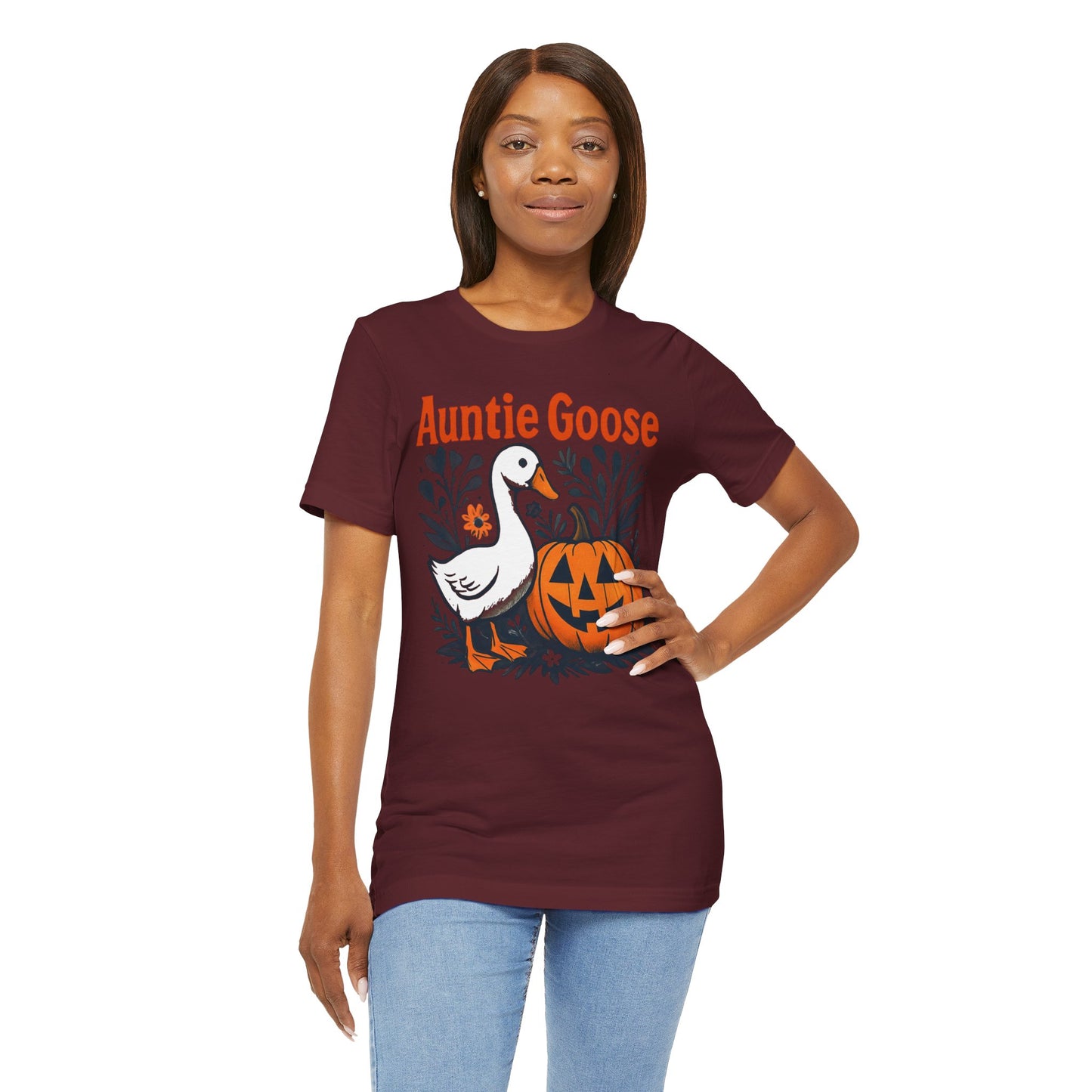 Auntie Goose Halloween | Jersey Tee