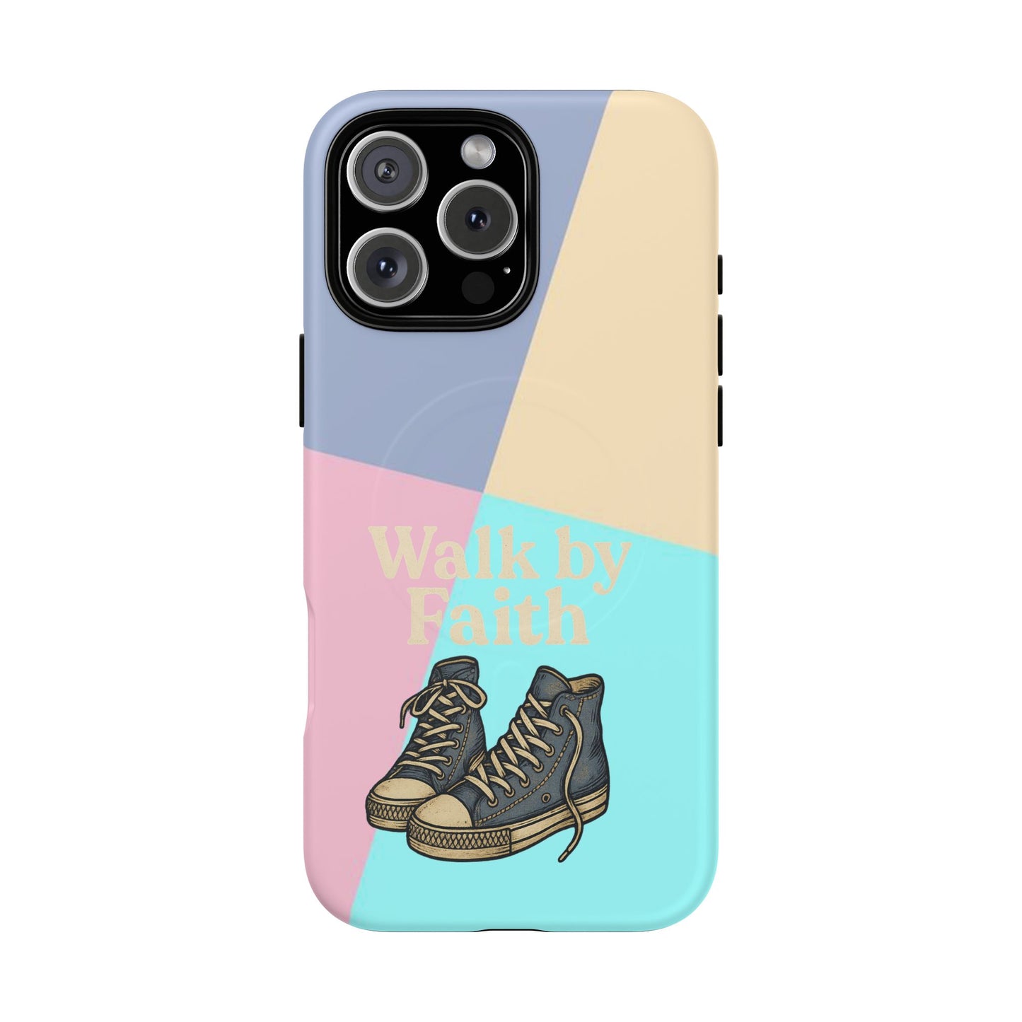 Walk by Faith – Vintage Sneakers | Tough Phone Case