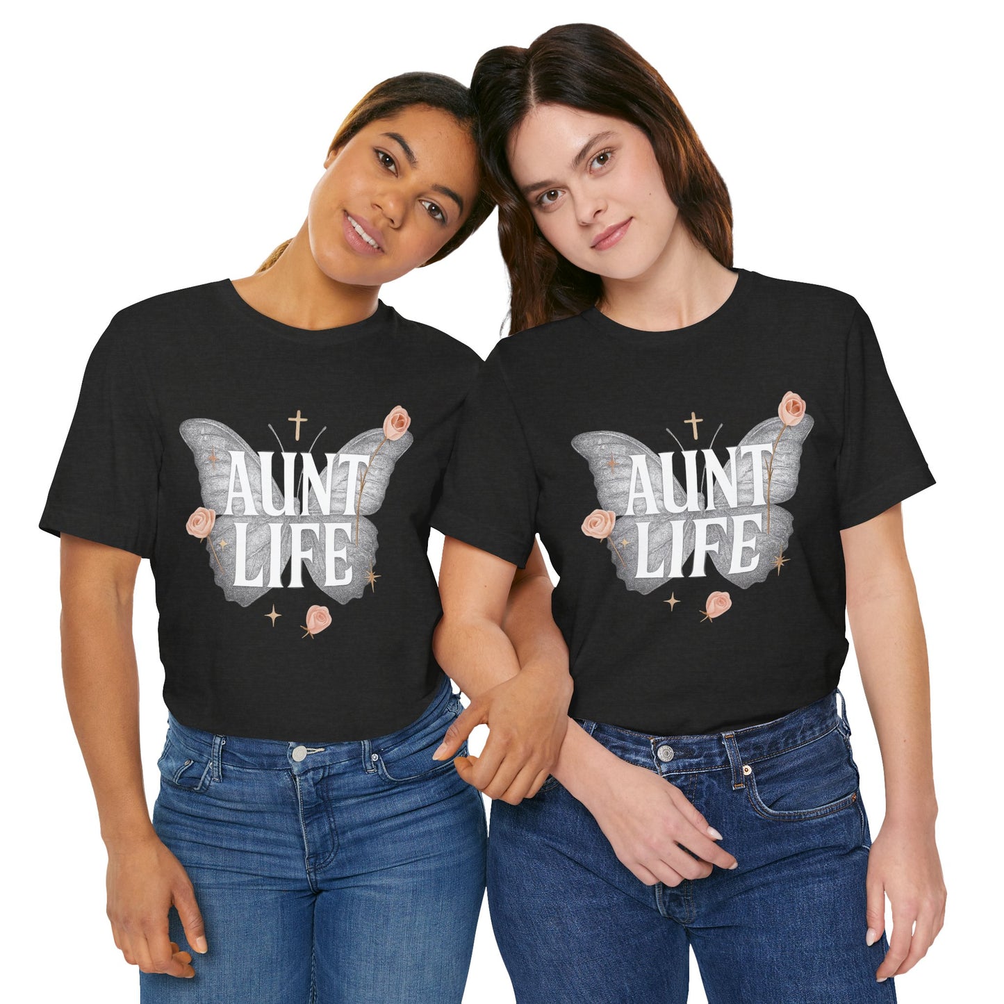 Aunt Life Butterfly | Jersey Tee