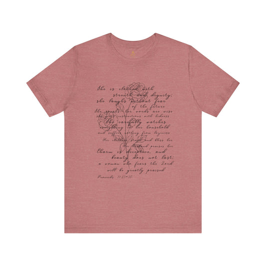 Proverbs 31 Woman | Jersey Tee