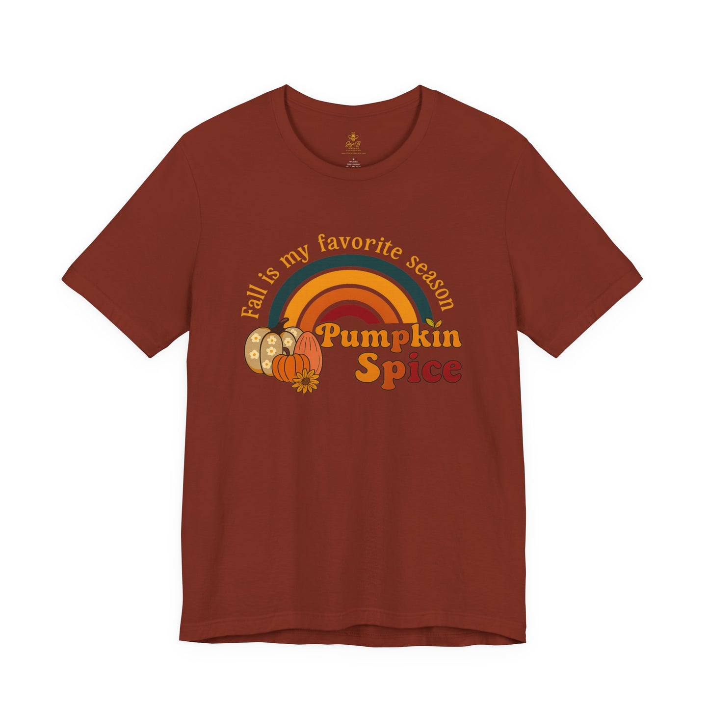 Fall is My Favorite Season Retro Pumpkin Spice Shirt | Jersey Tee