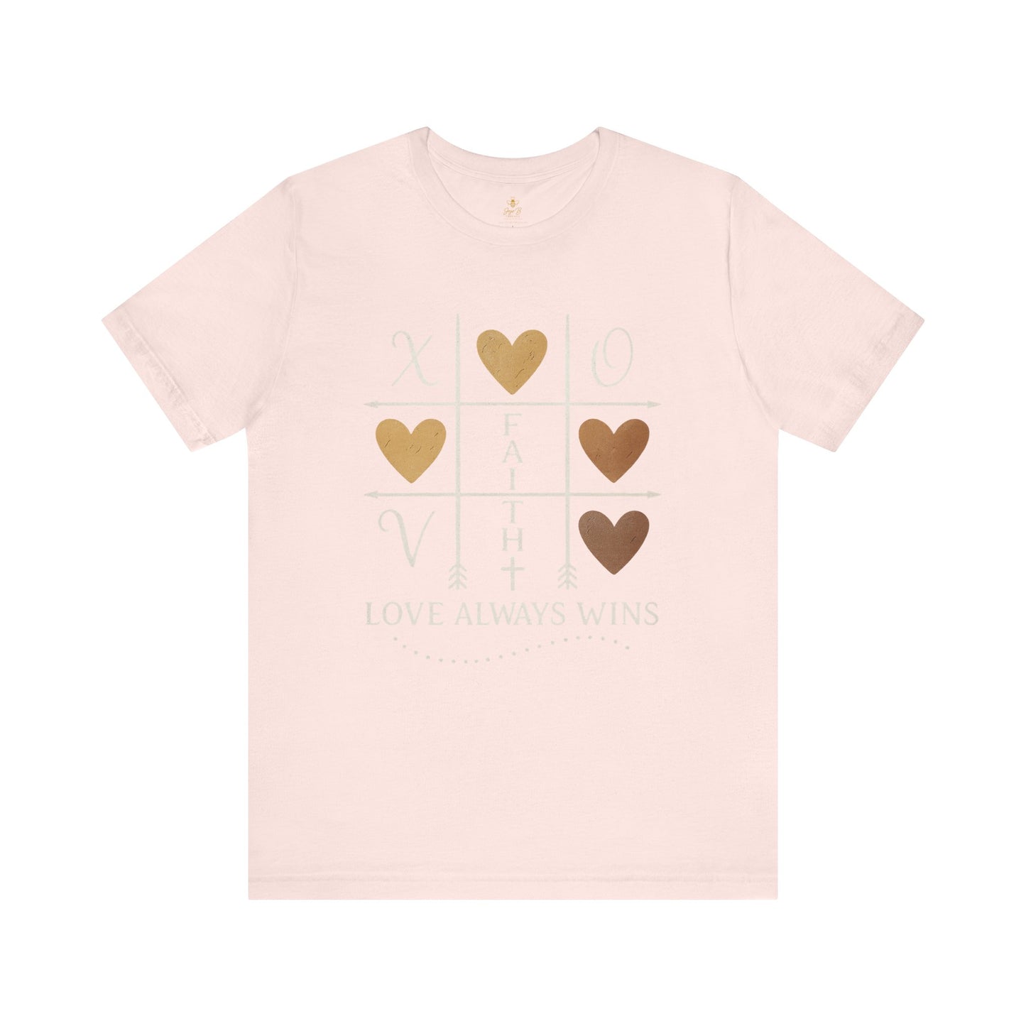 Love Wins – Tic Tac Toe Heart | Jersey Tee