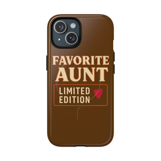 "Aunt Life Red Heart Edition" | Tough Phone Case