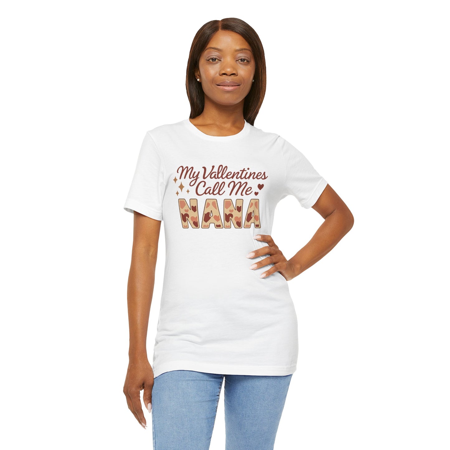 "My Valentines Call Me Nana" | Jersey Tee