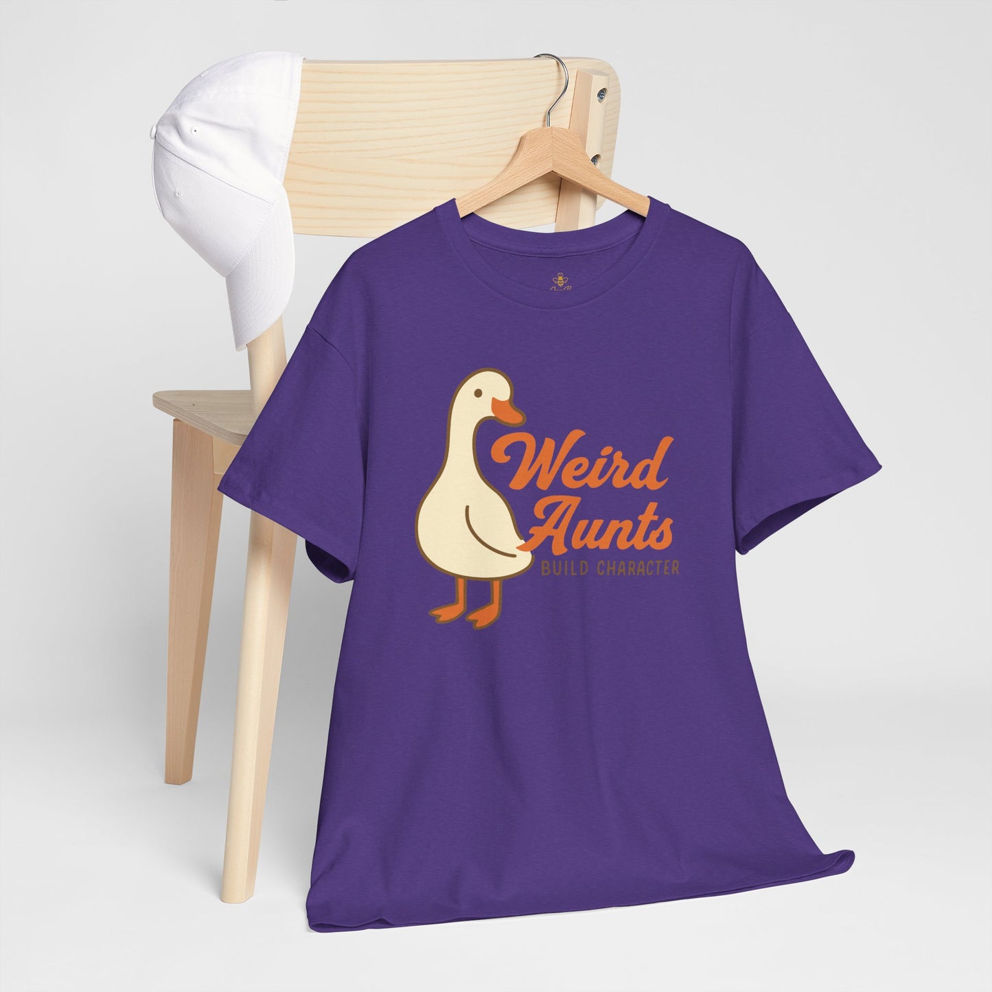 Weird Aunts Build Character Tee – Funny Goose Aunt Shirt