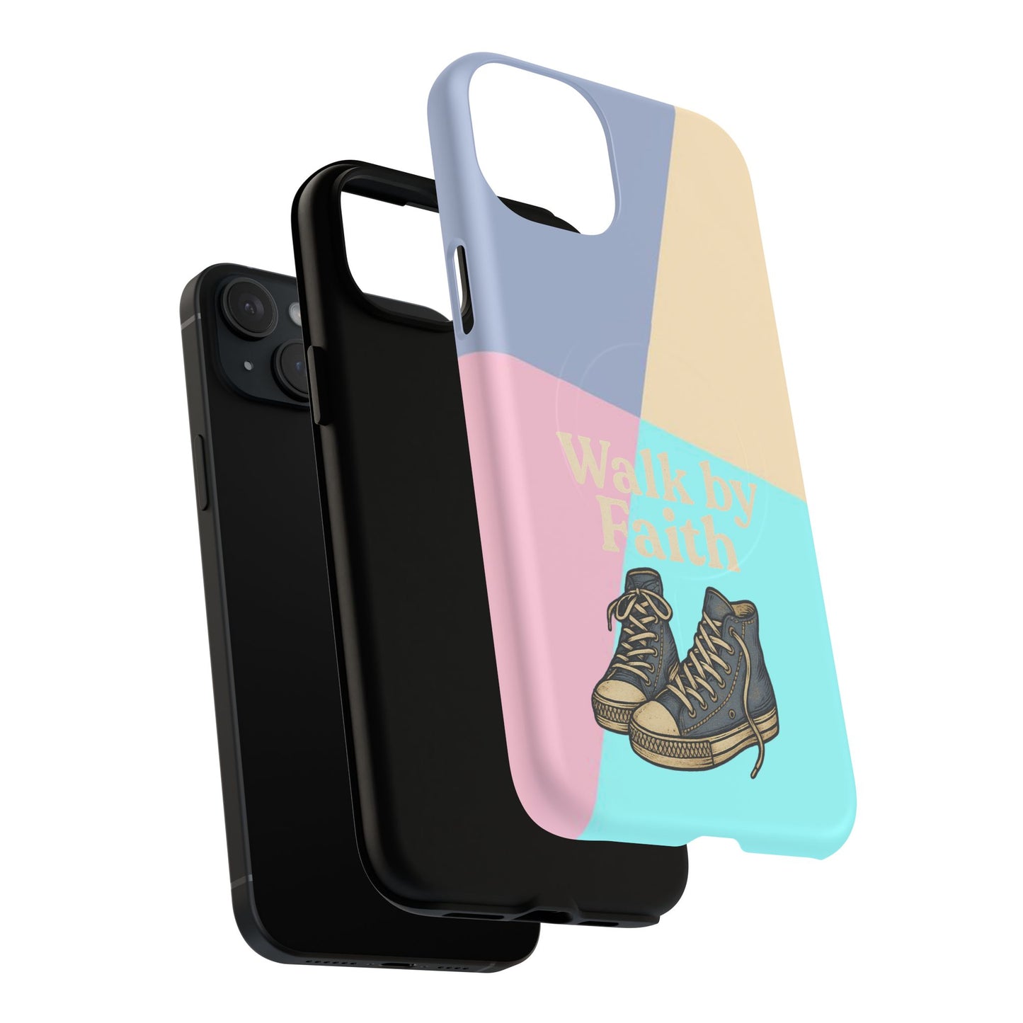 Walk by Faith – Vintage Sneakers | Tough Phone Case