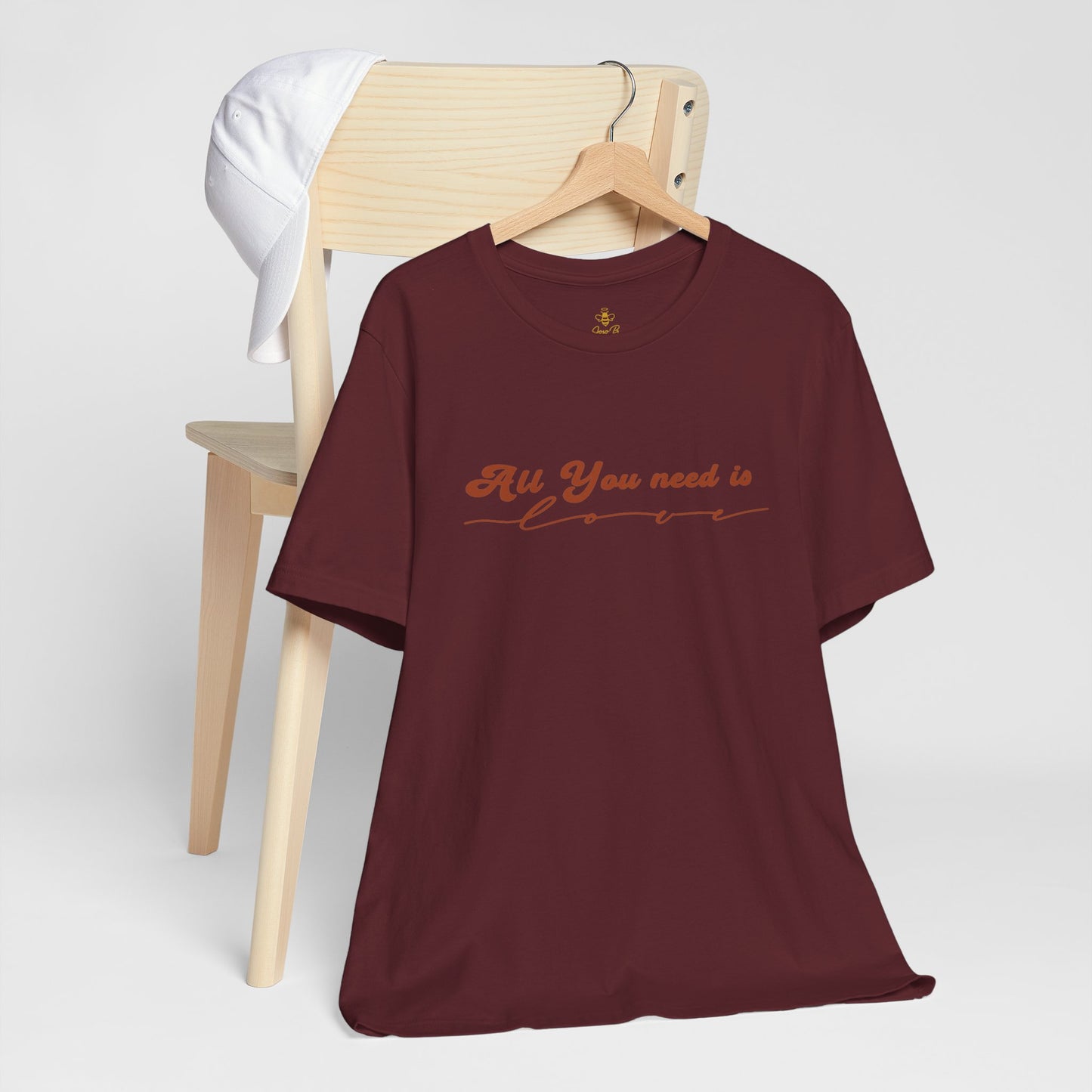 All You Need is Love – Handwritten Script | Jersey Tee
