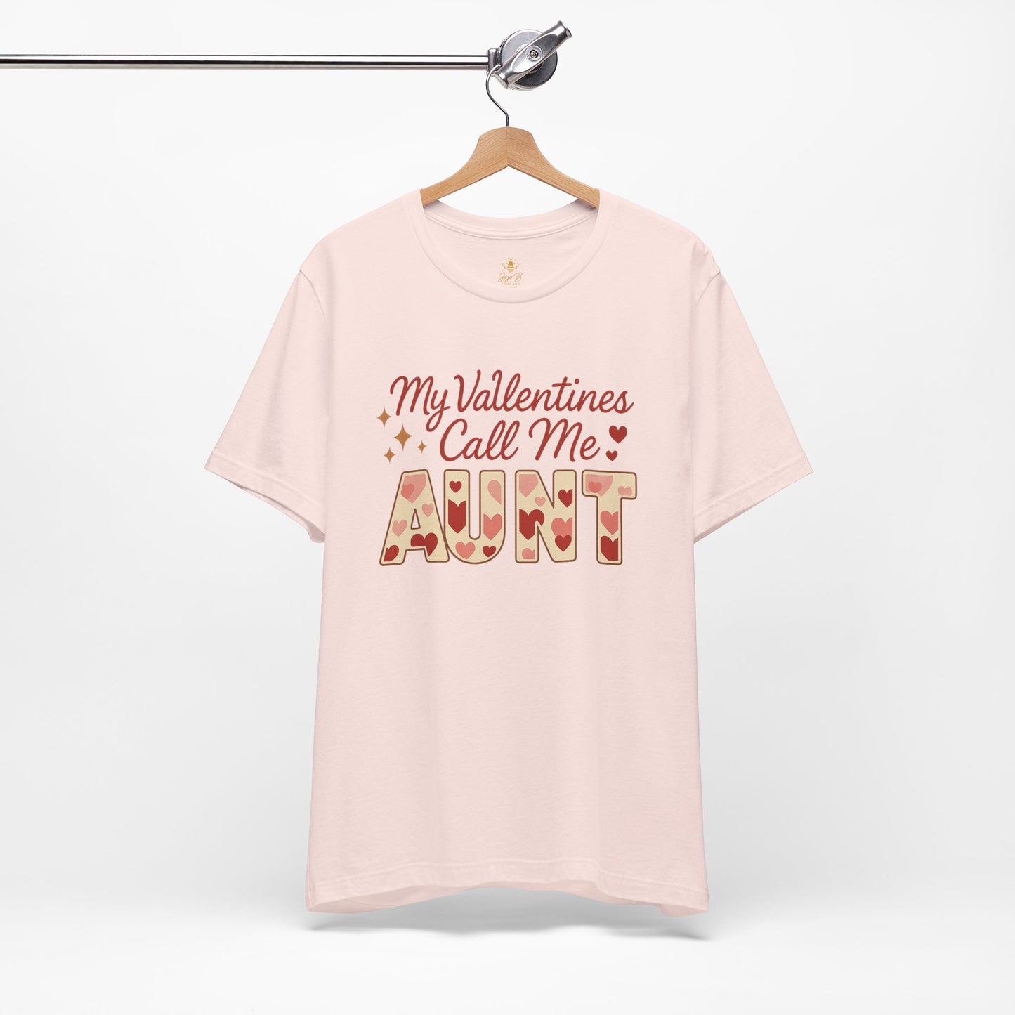 "My Valentines Call Me Aunt" | Jersey Tee