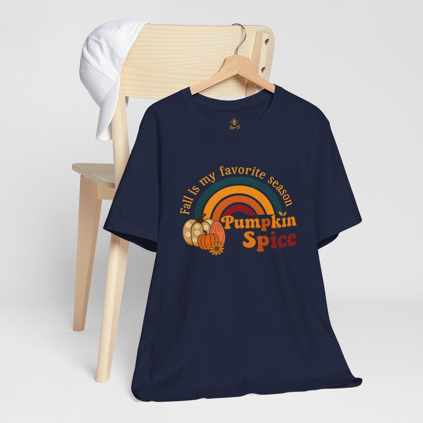 Fall is My Favorite Season Retro Pumpkin Spice Shirt | Jersey Tee