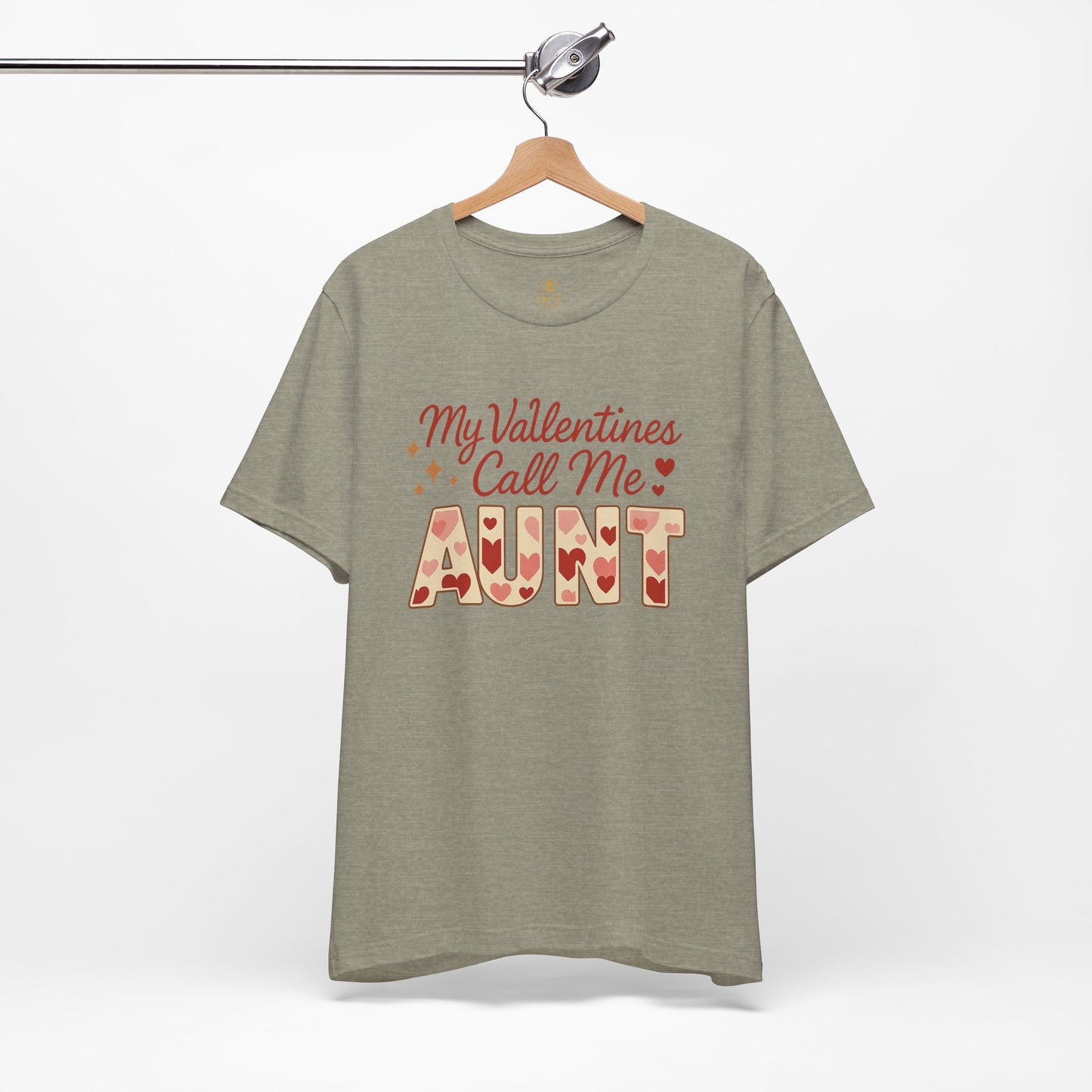 "My Valentines Call Me Aunt" | Jersey Tee