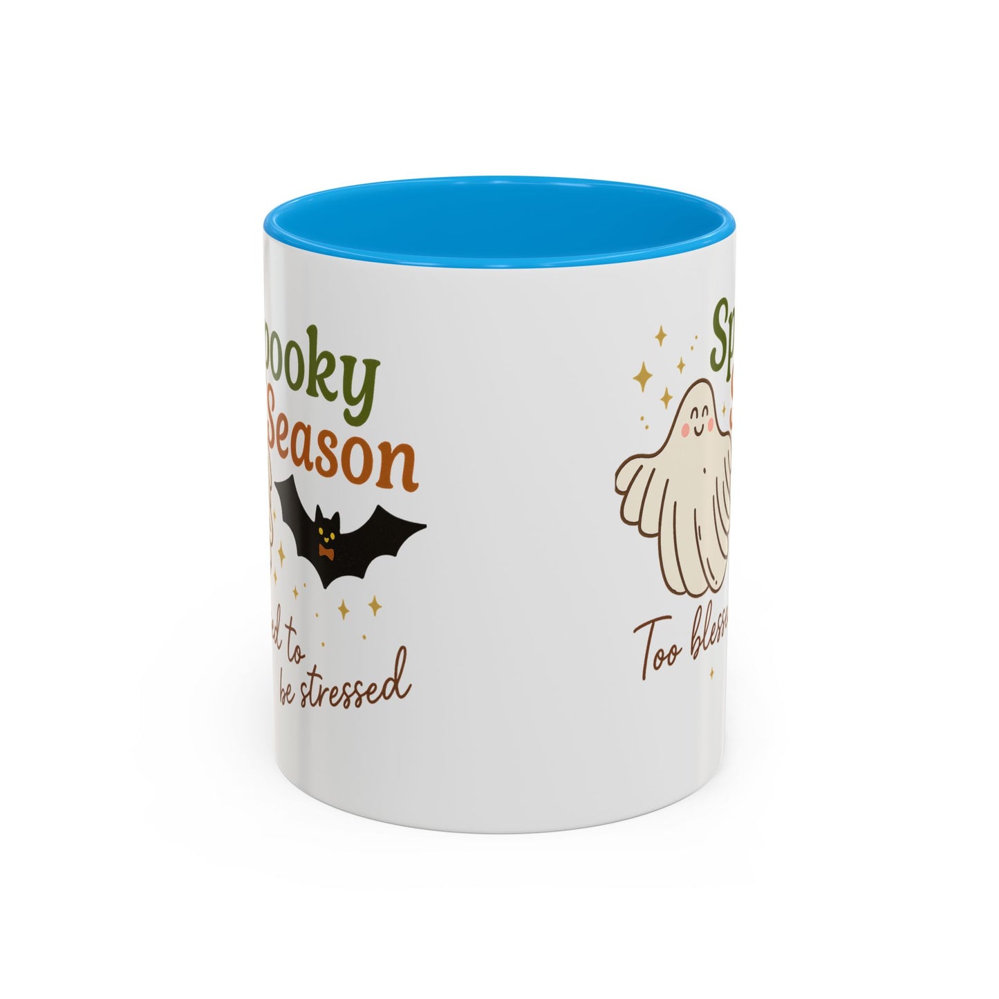 Spooky Season – Too Blessed to Be Stressed | 11oz Mug