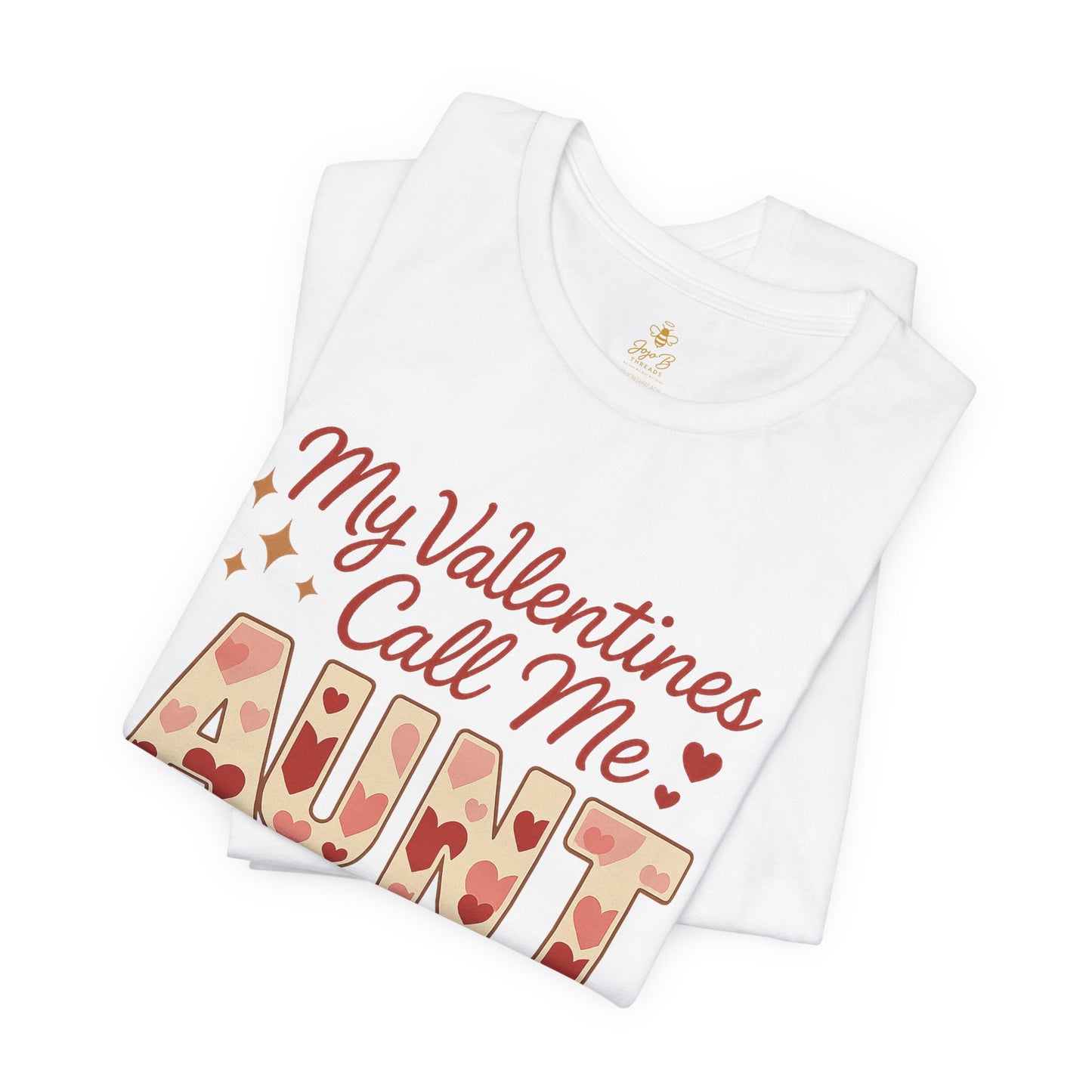 "My Valentines Call Me Aunt" | Jersey Tee