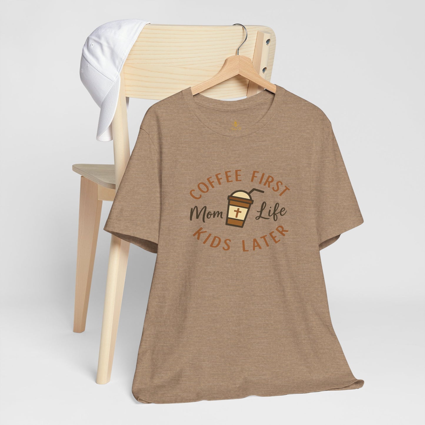Coffee First. Mom Life. Kids Later. | Jersey Tee