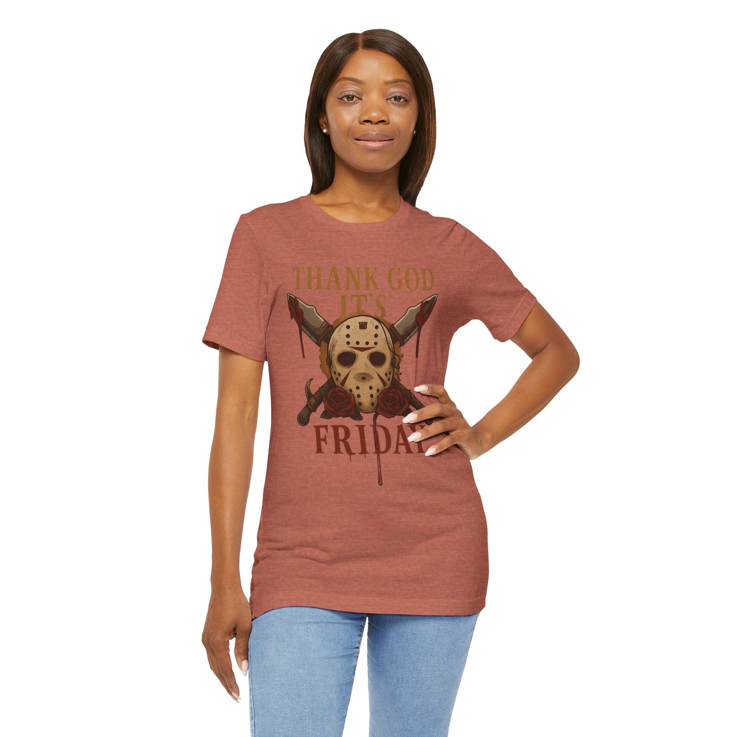 "Thank God It’s Friday – Horror Rose Edition" | Jersey Tee