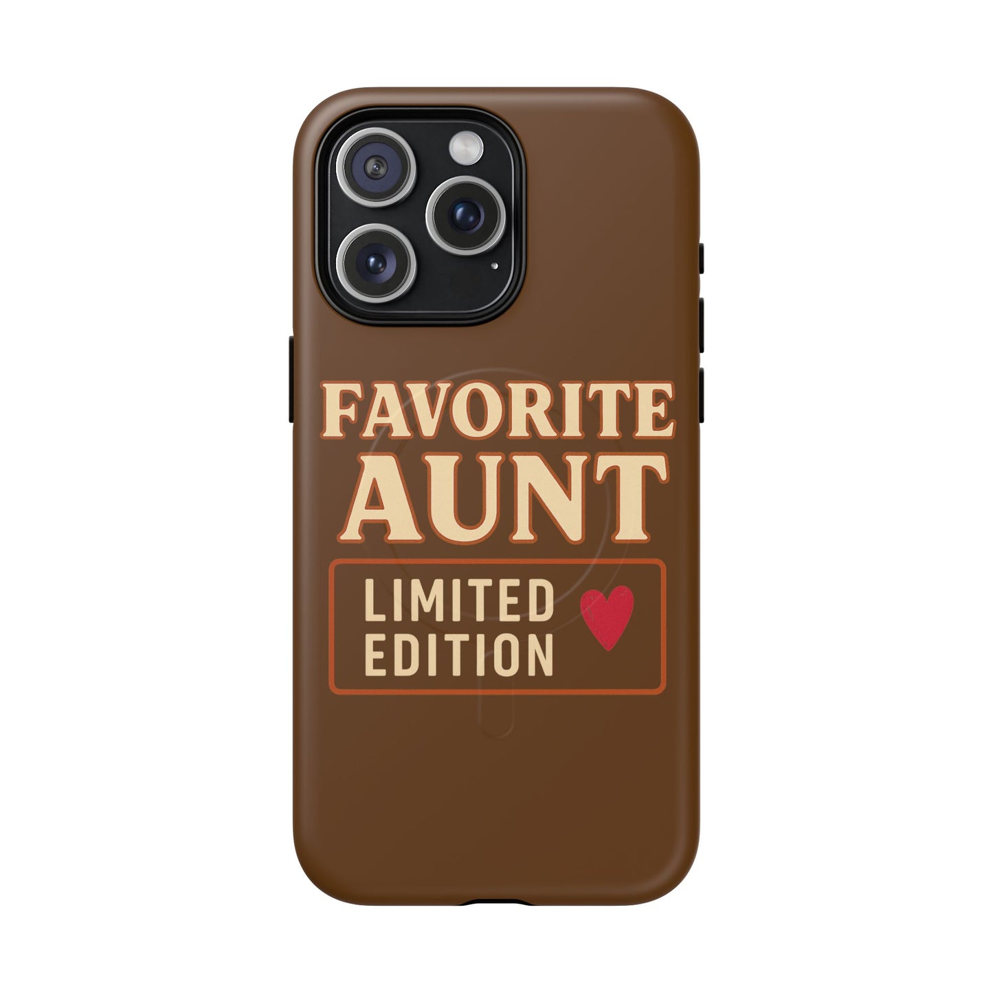 "Aunt Life Red Heart Edition" | Tough Phone Case
