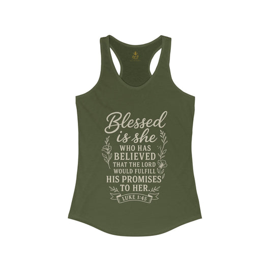 Blessed Is She | Racerback Tank