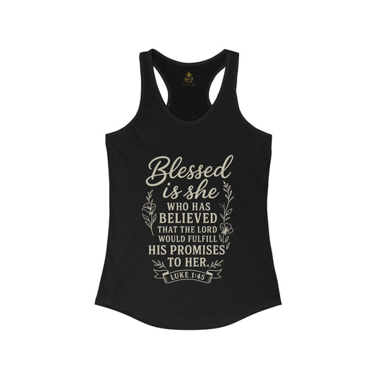 Blessed Is She | Racerback Tank