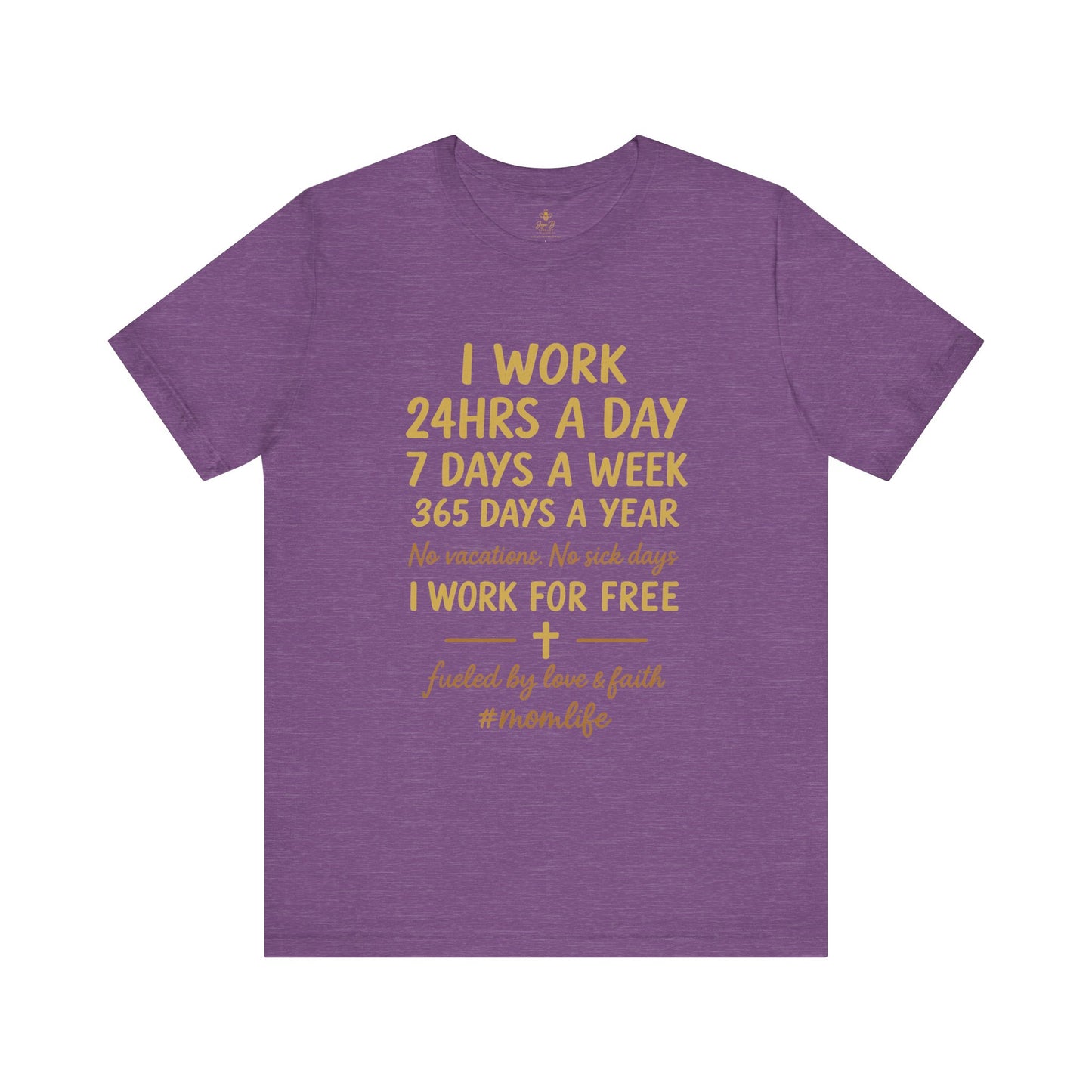 No Days Off Mom Life | Jersey Tee