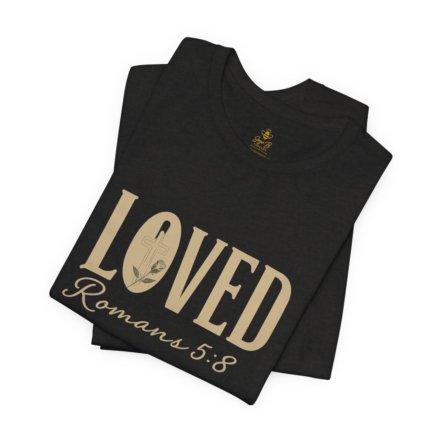 LOVED Romans 5:8 | Jersey Tee