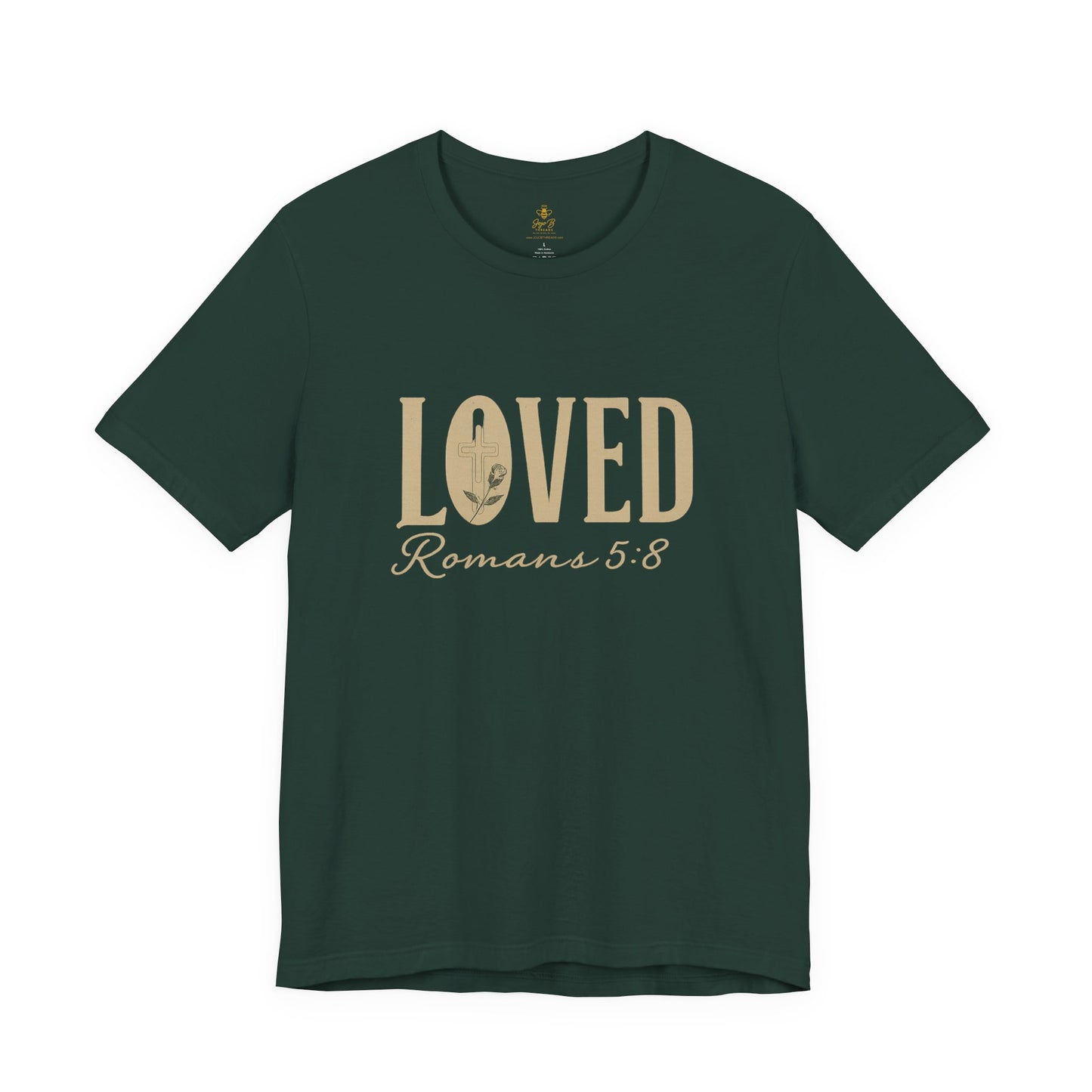 LOVED Romans 5:8 | Jersey Tee