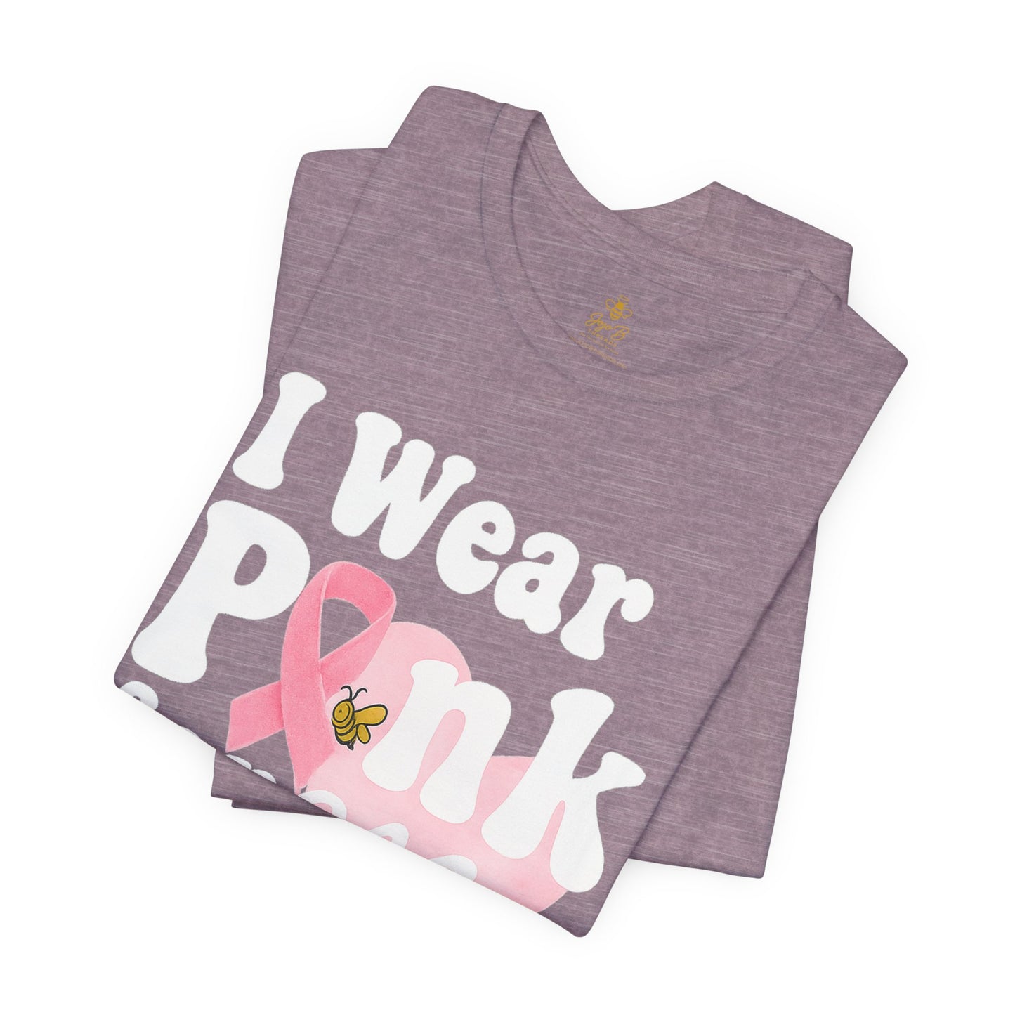 I Wear Pink for My Mom – Breast Cancer Awareness | Jersey Tee