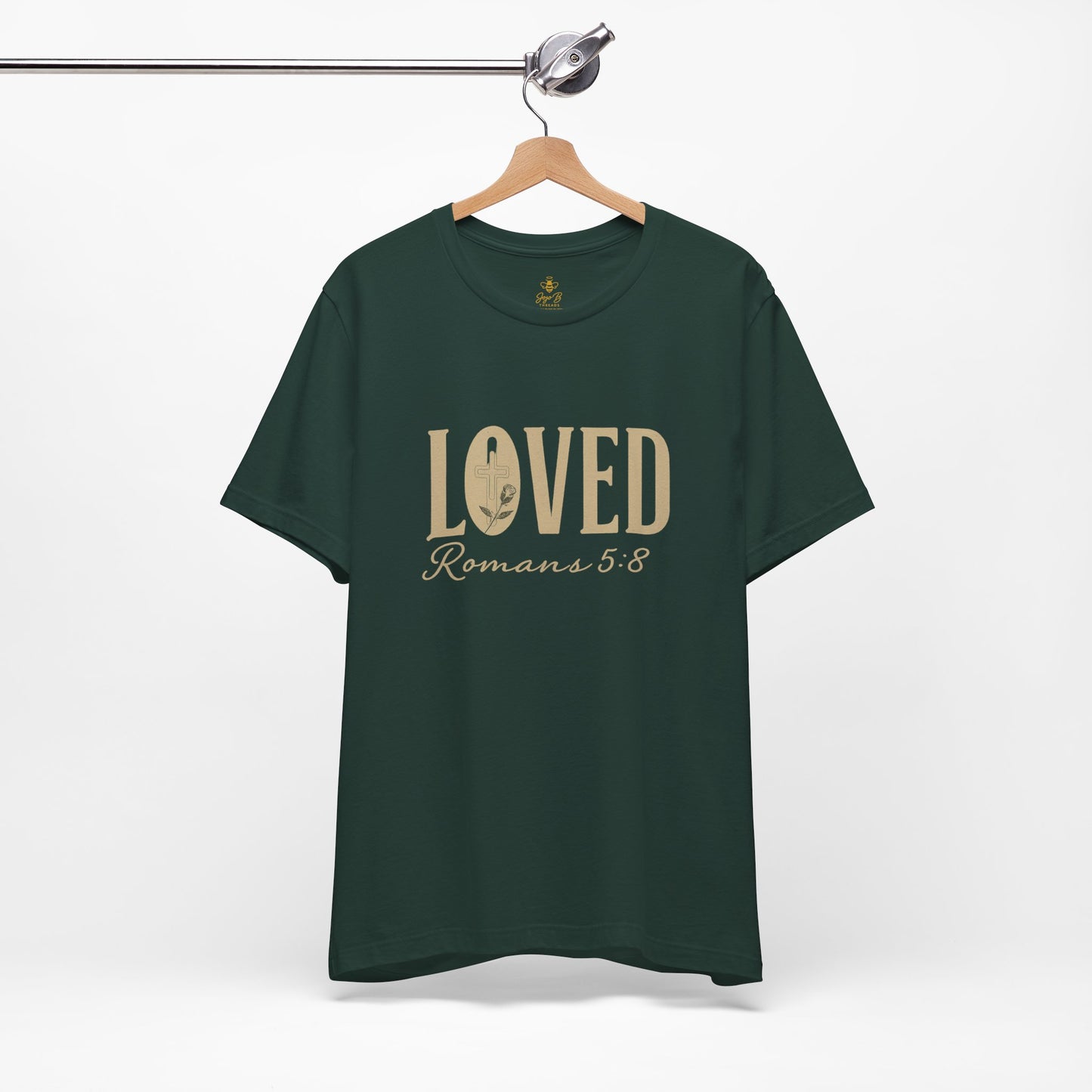 LOVED Romans 5:8 | Jersey Tee