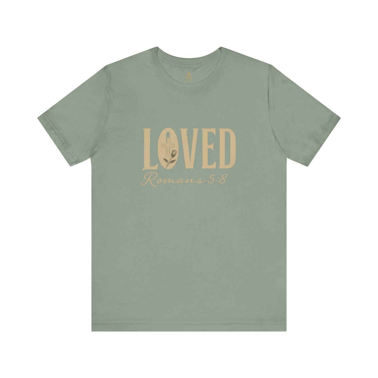 LOVED Romans 5:8 | Jersey Tee
