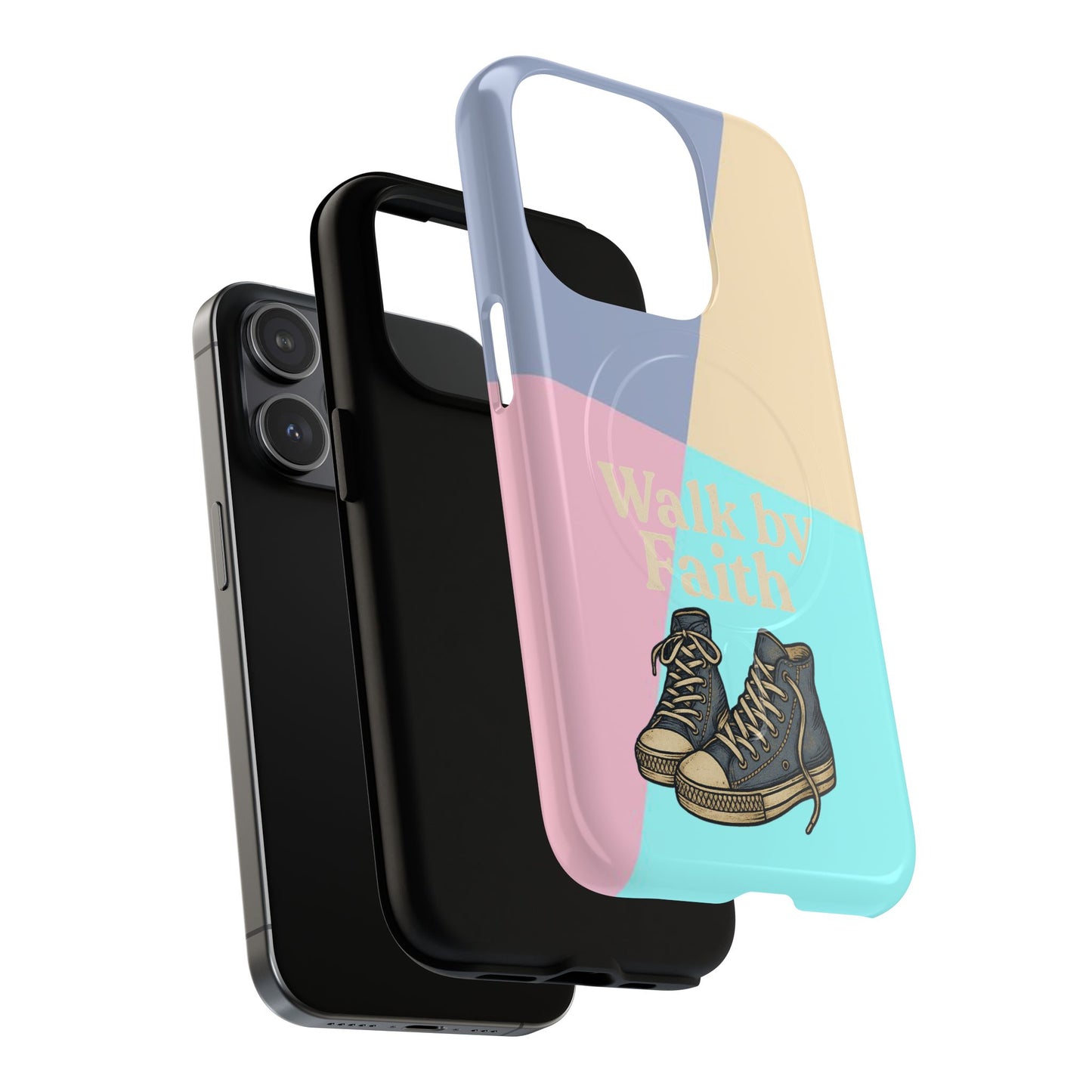 Walk by Faith – Vintage Sneakers | Tough Phone Case