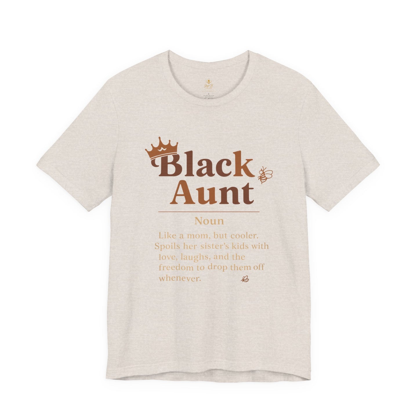 Black Aunt Definition Shirt | Jersey Tee
