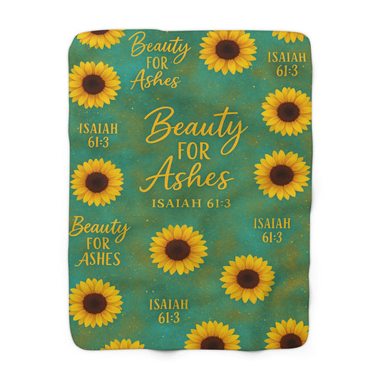 Beauty for Ashes | Sherpa Fleece Blanket