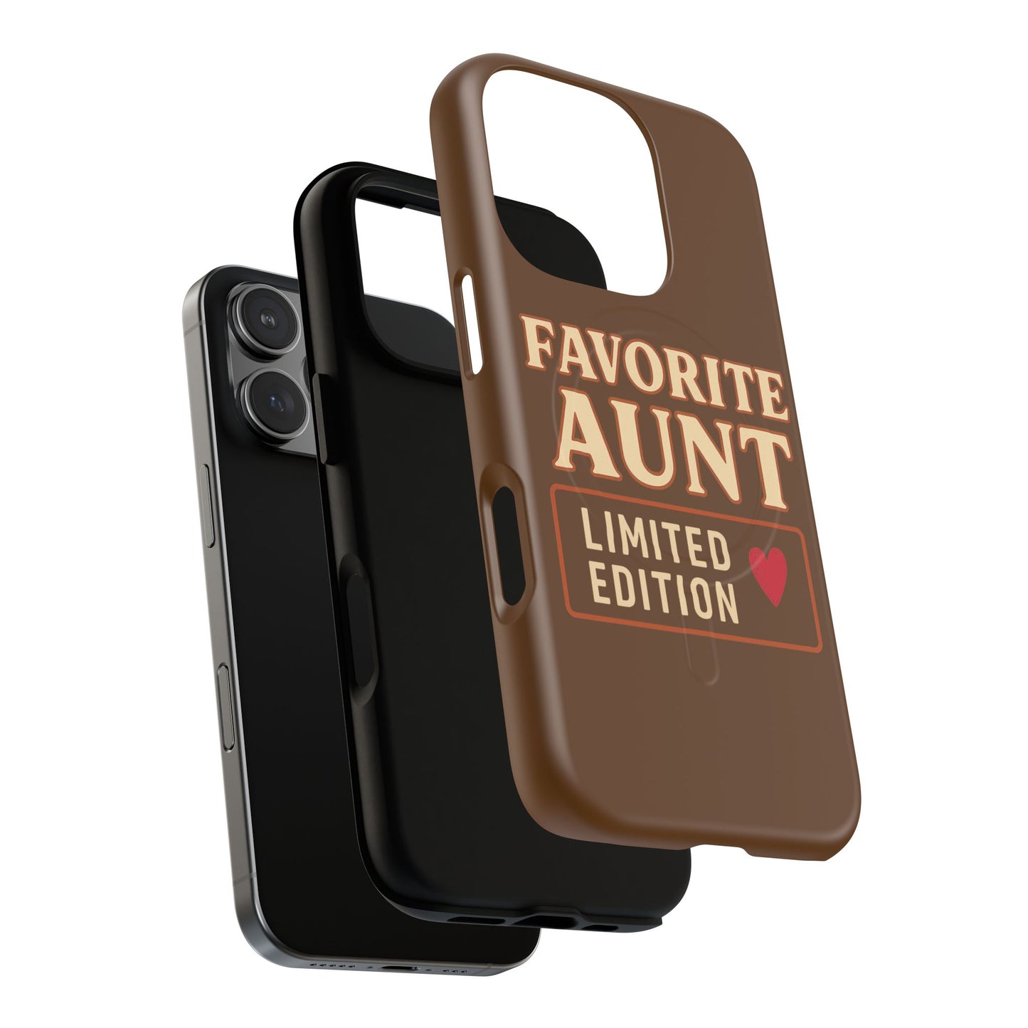 "Aunt Life Red Heart Edition" | Tough Phone Case